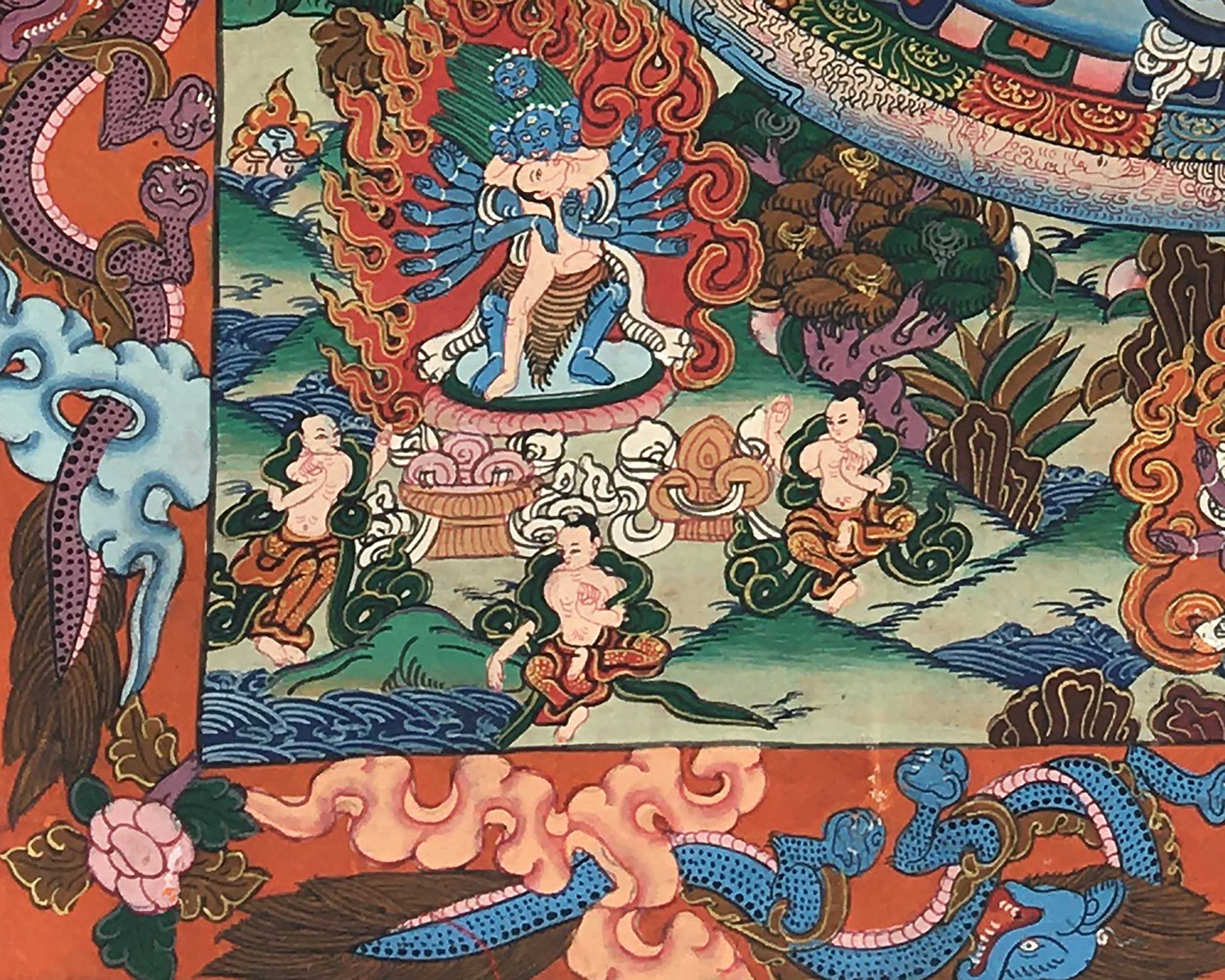 Mahakala Mandala Thangka | Religious Artifacts