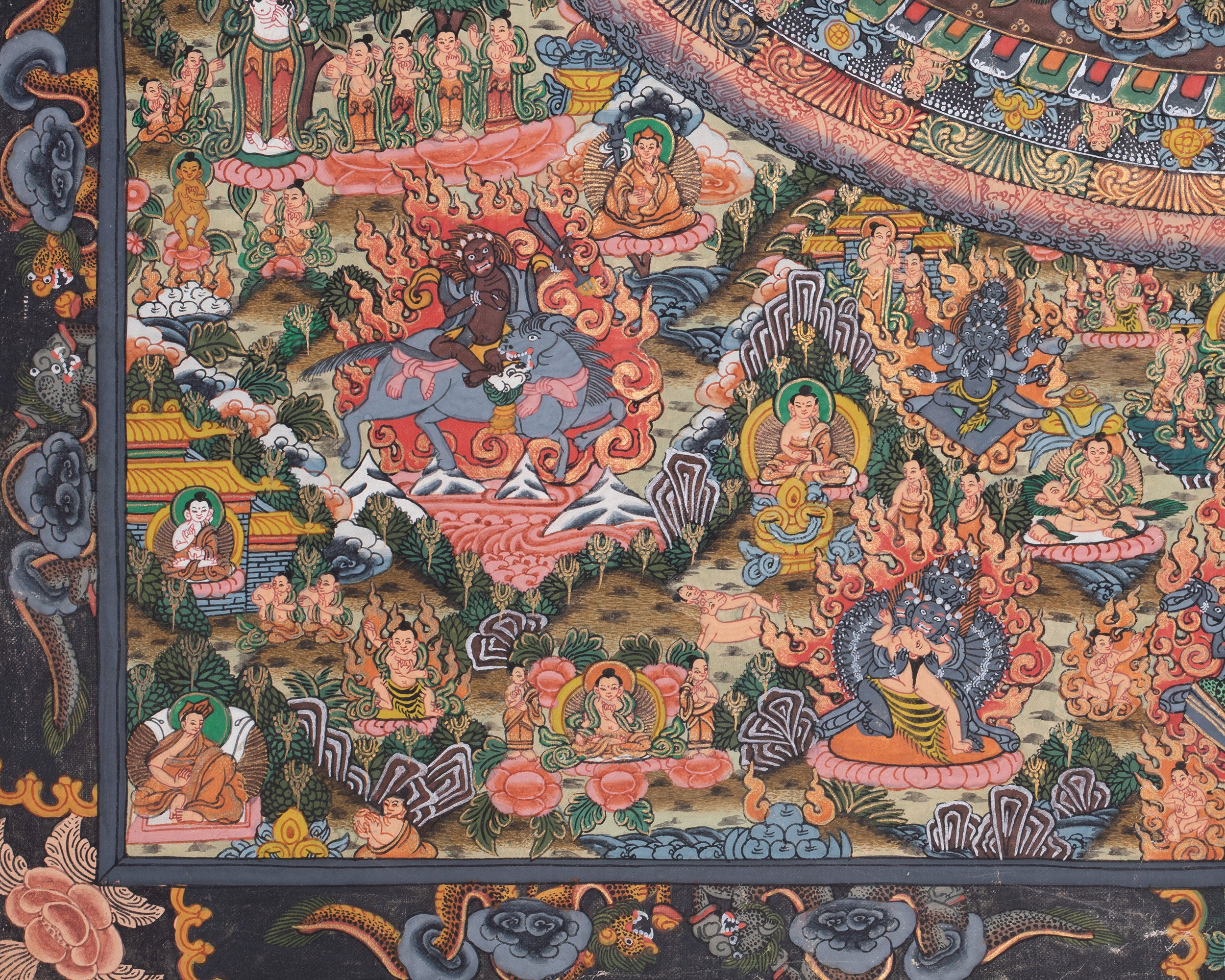 Traditional Buddha Mandala Thangka |Transformative Tibetan Spiritual Art