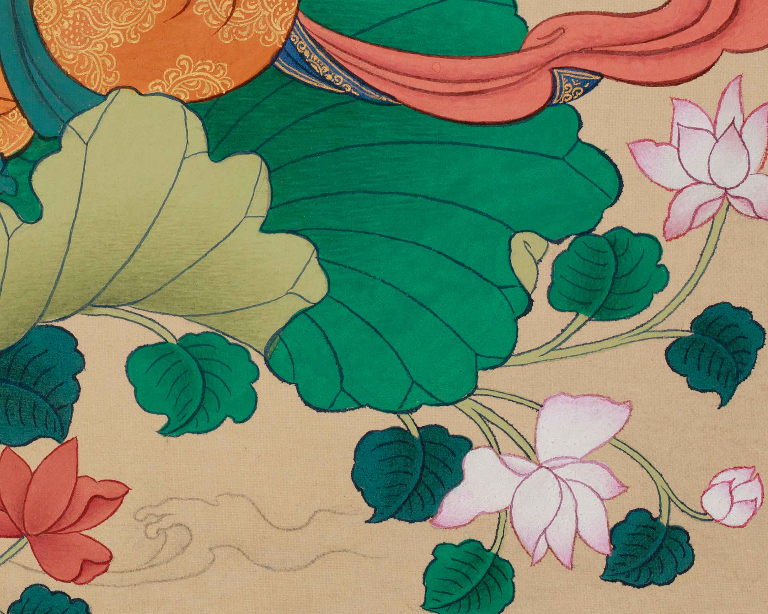 Shyama Tara Thangka Print | Green Tara | Enlightened Female Buddha