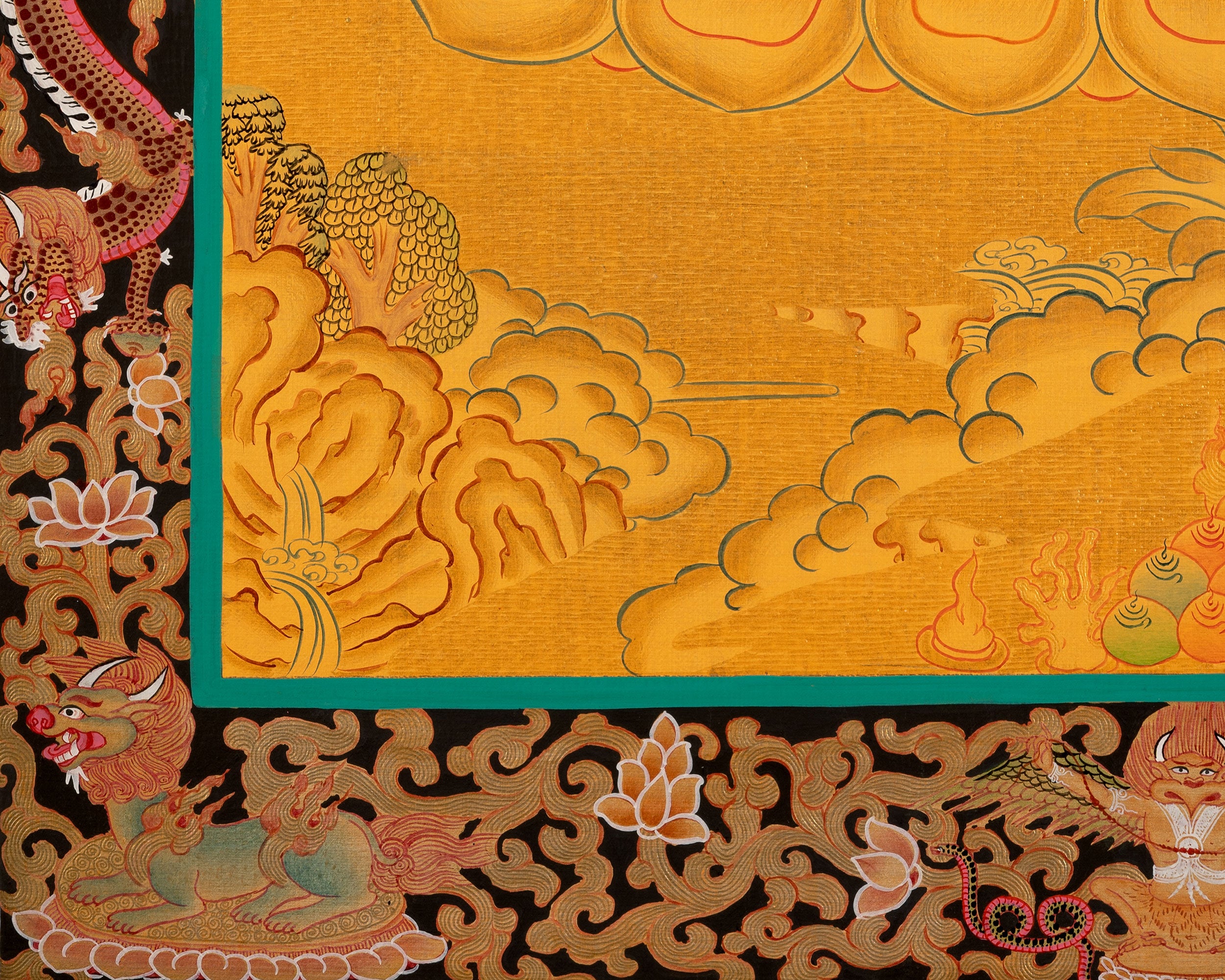 Vajrapani Thangka | Wall Hanging Canvas Art