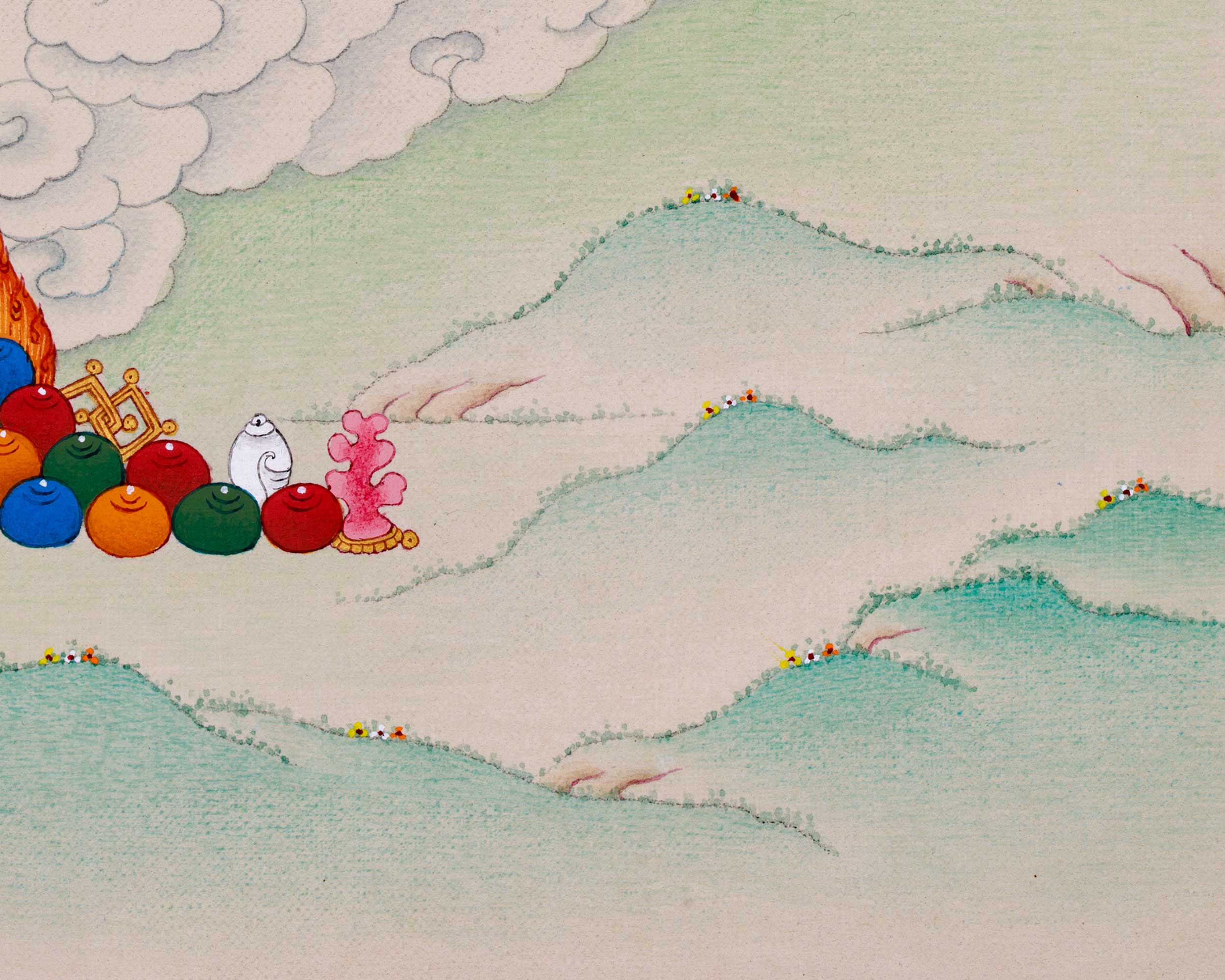 Pureland Buddha Amitabha Thangka