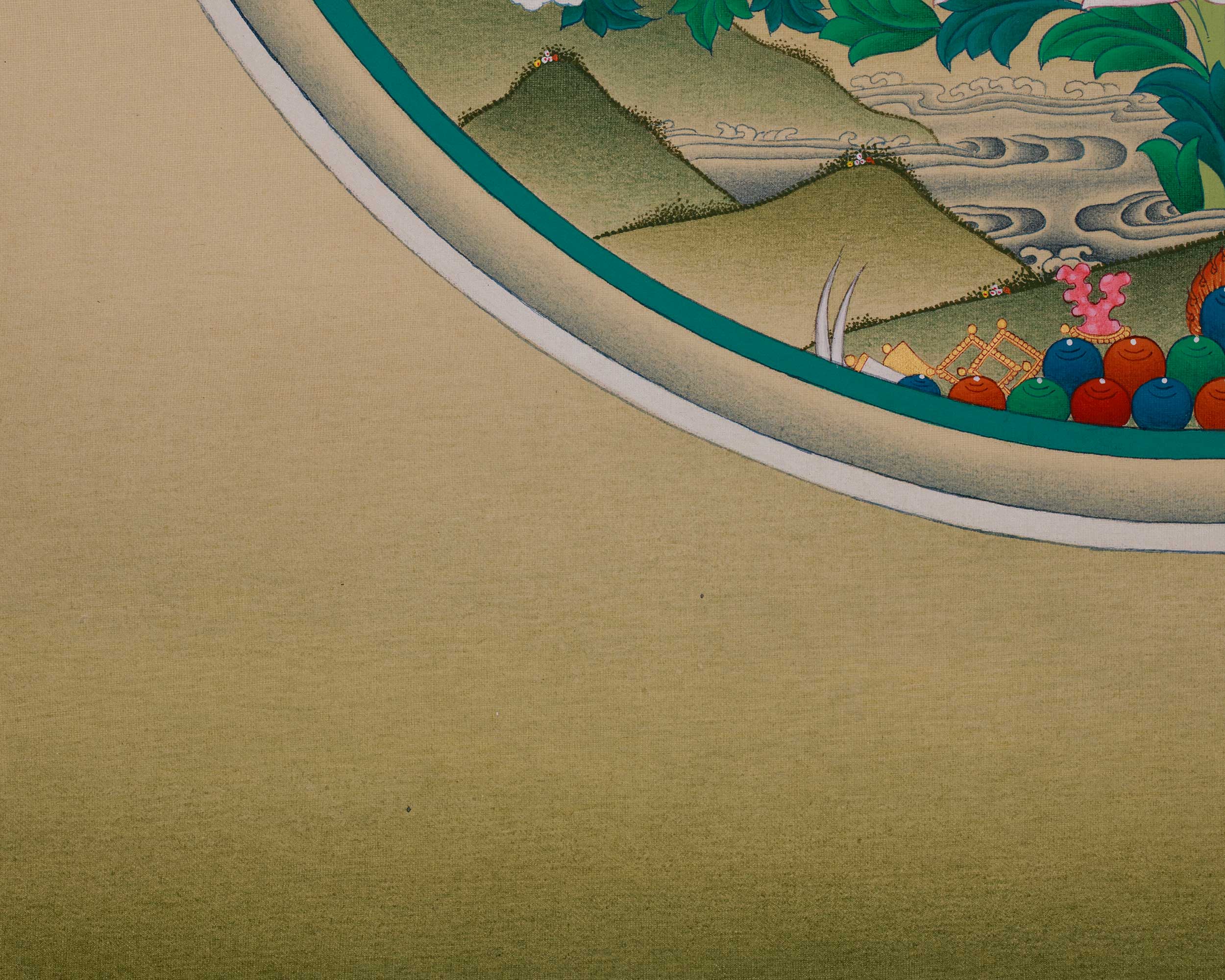Tibetan deity White Tara Thangka | Longevity Goddess Sita Tara