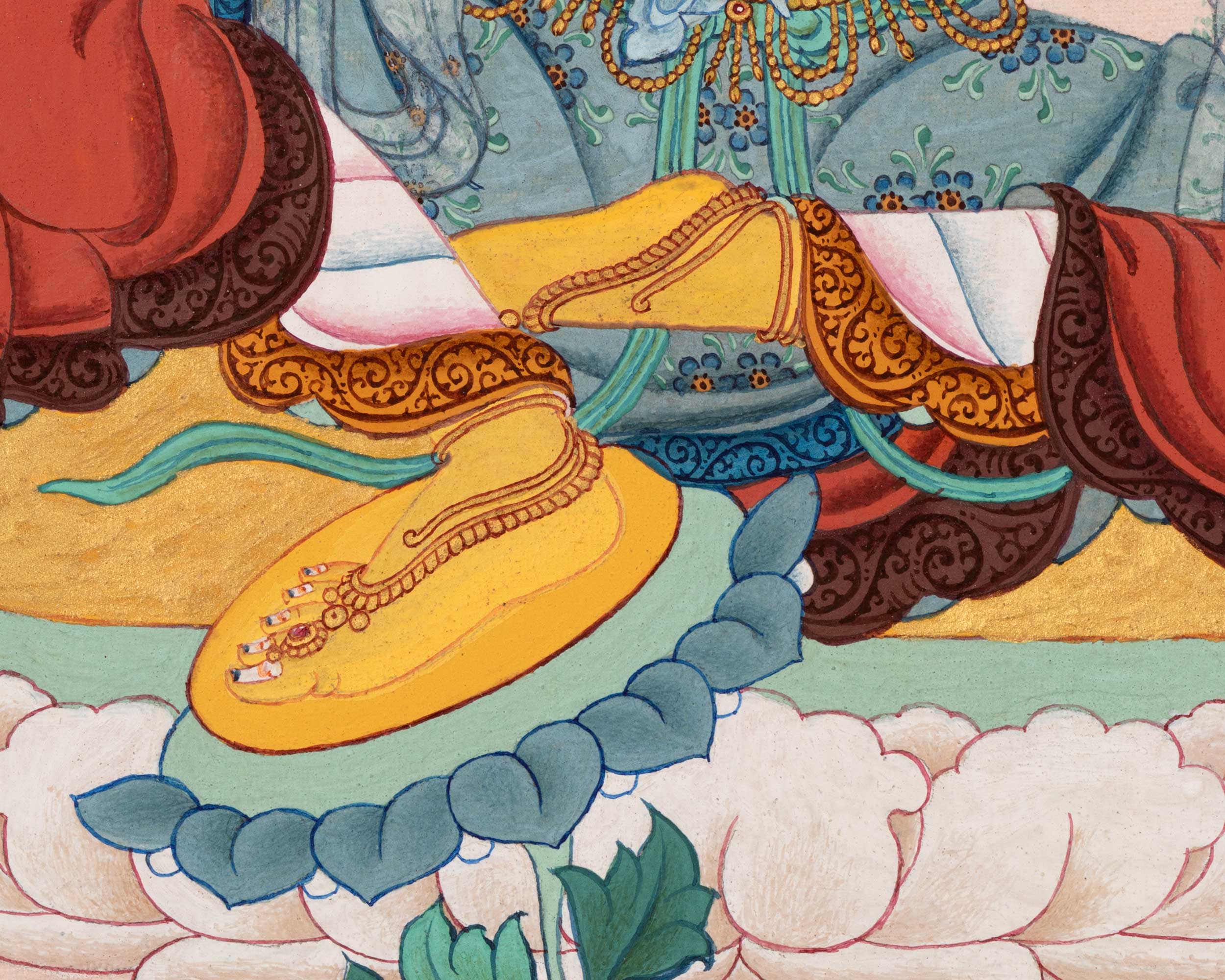 Sukha Sadhana Tara | 21 Tara of Surya Gupta Thangka