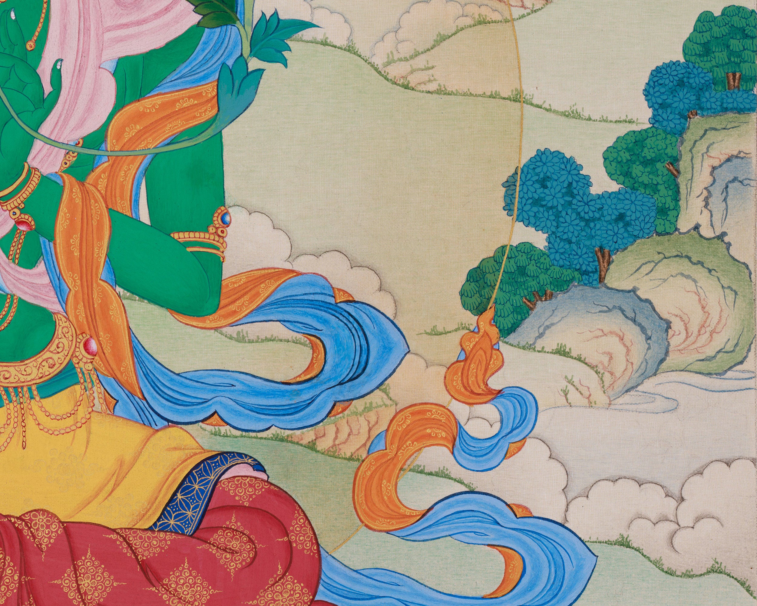 Traditional Green Tara, the Swift Savior | A Blessing of Protection and Serenity