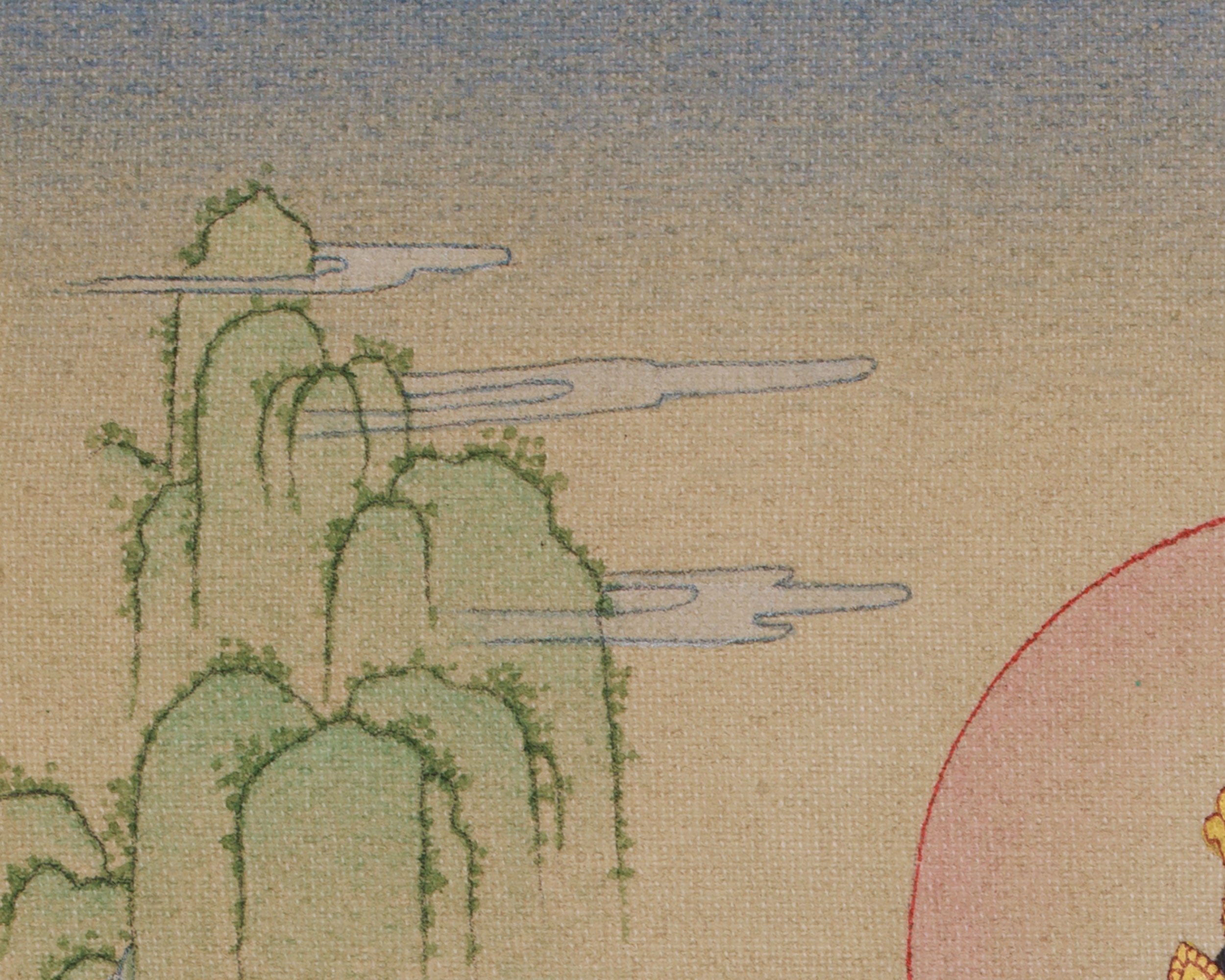 Bodhisattva Green Tara Painting | Compassionate Goddess of Healing and Protection