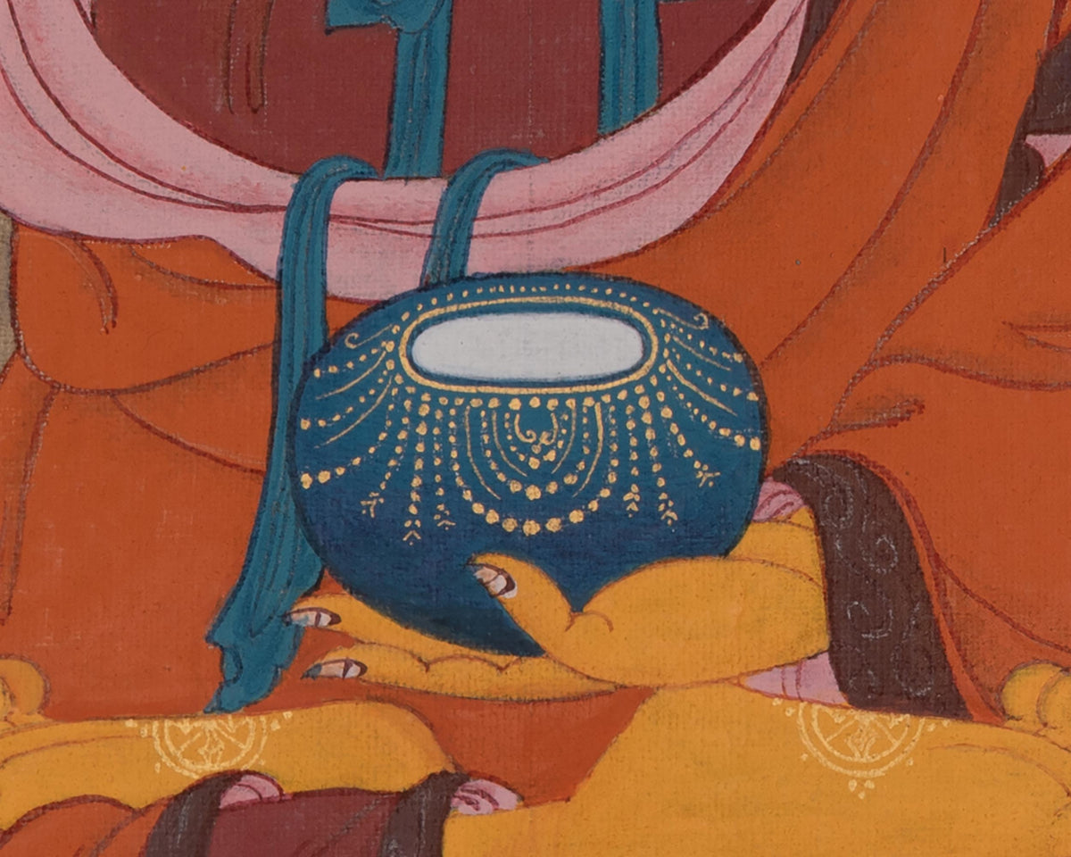 Siddhartha Gautama Buddha Thangka | Shakyamuni Historical Buddha Artwork