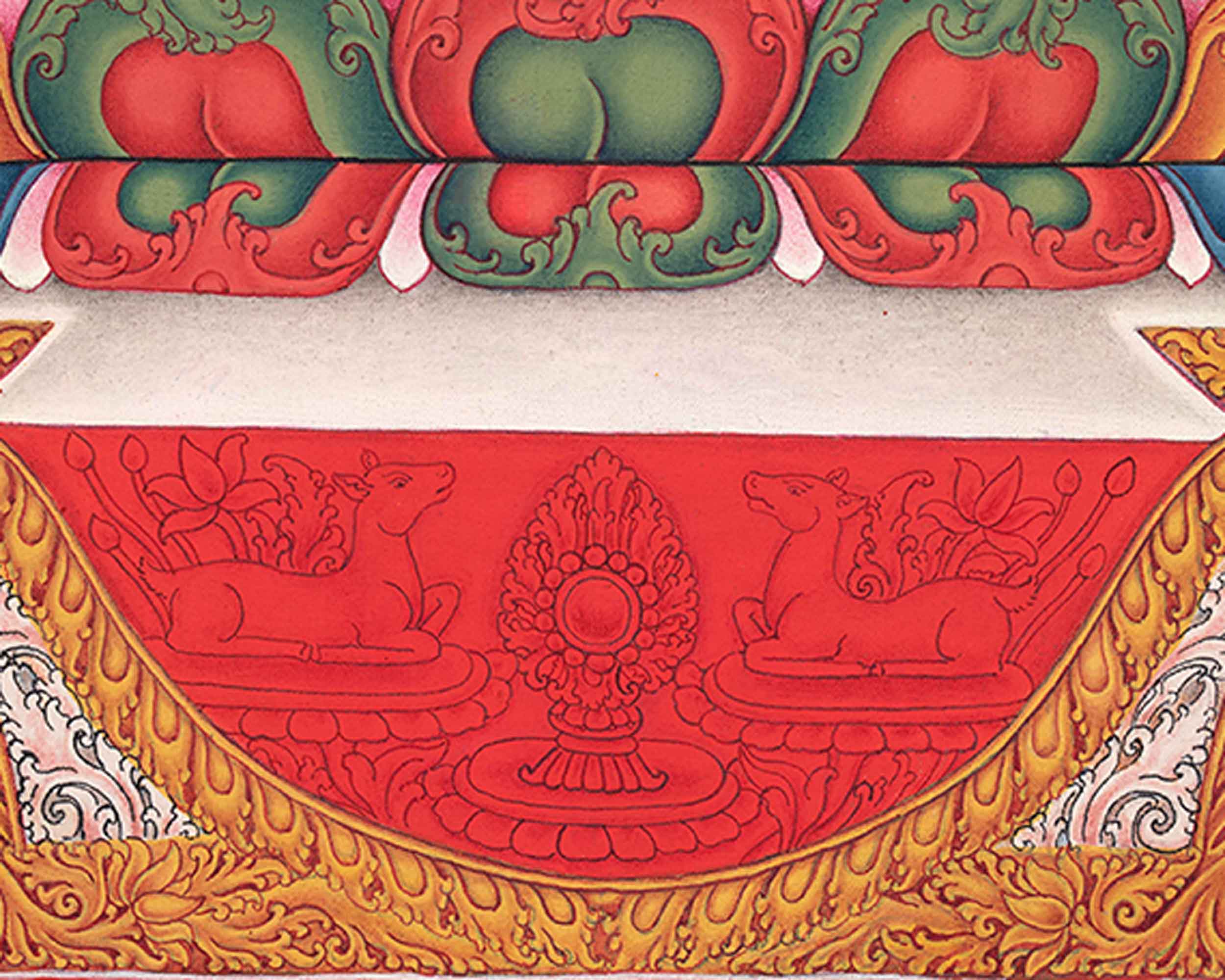 Hand Painted Thangka Of Siddhartha Gautama | Traditional Shakyamuni Buddha Art