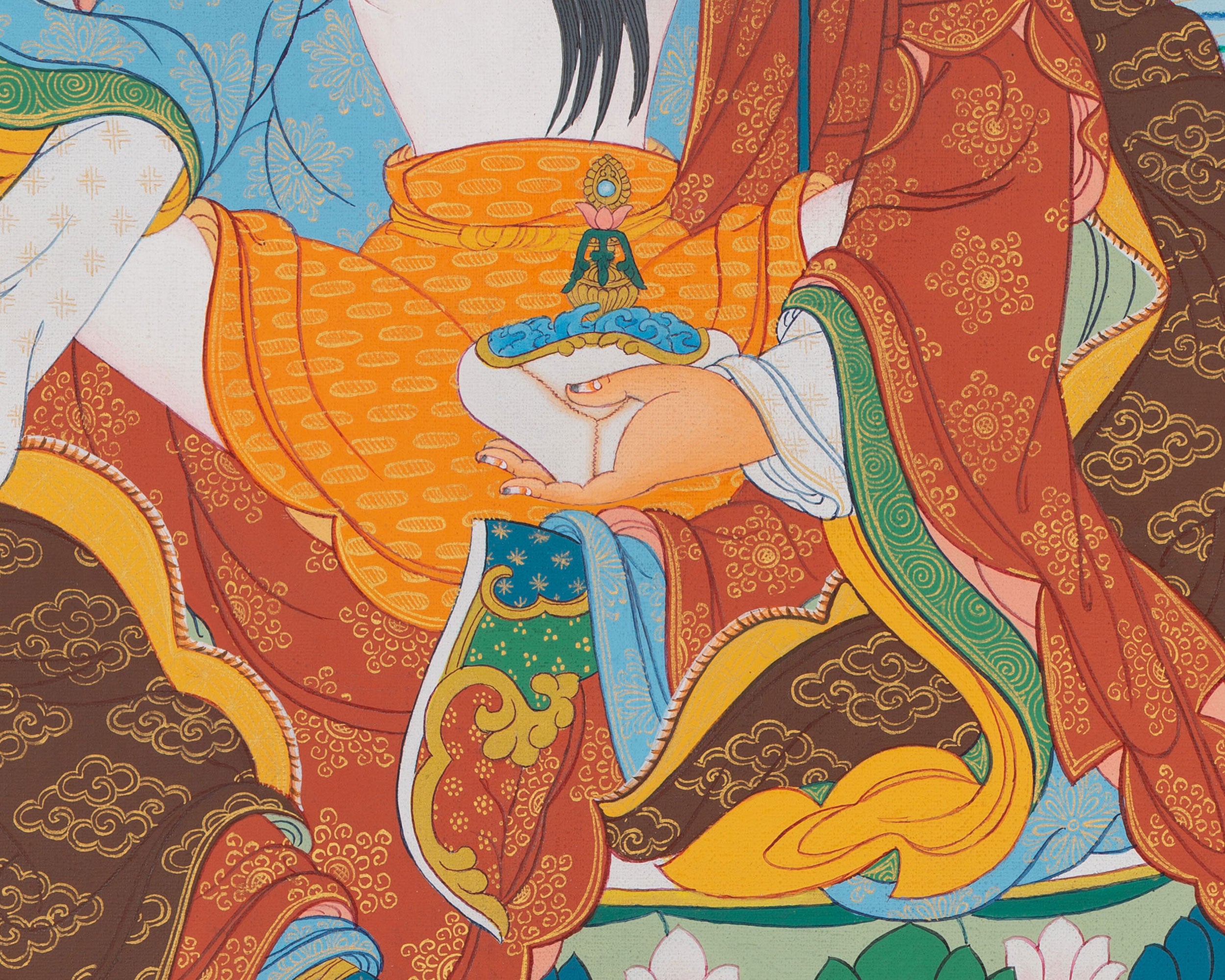 Guru Rinpoche with Consort, Yeshe Tsogyal | Union of Wisdom and Compassion