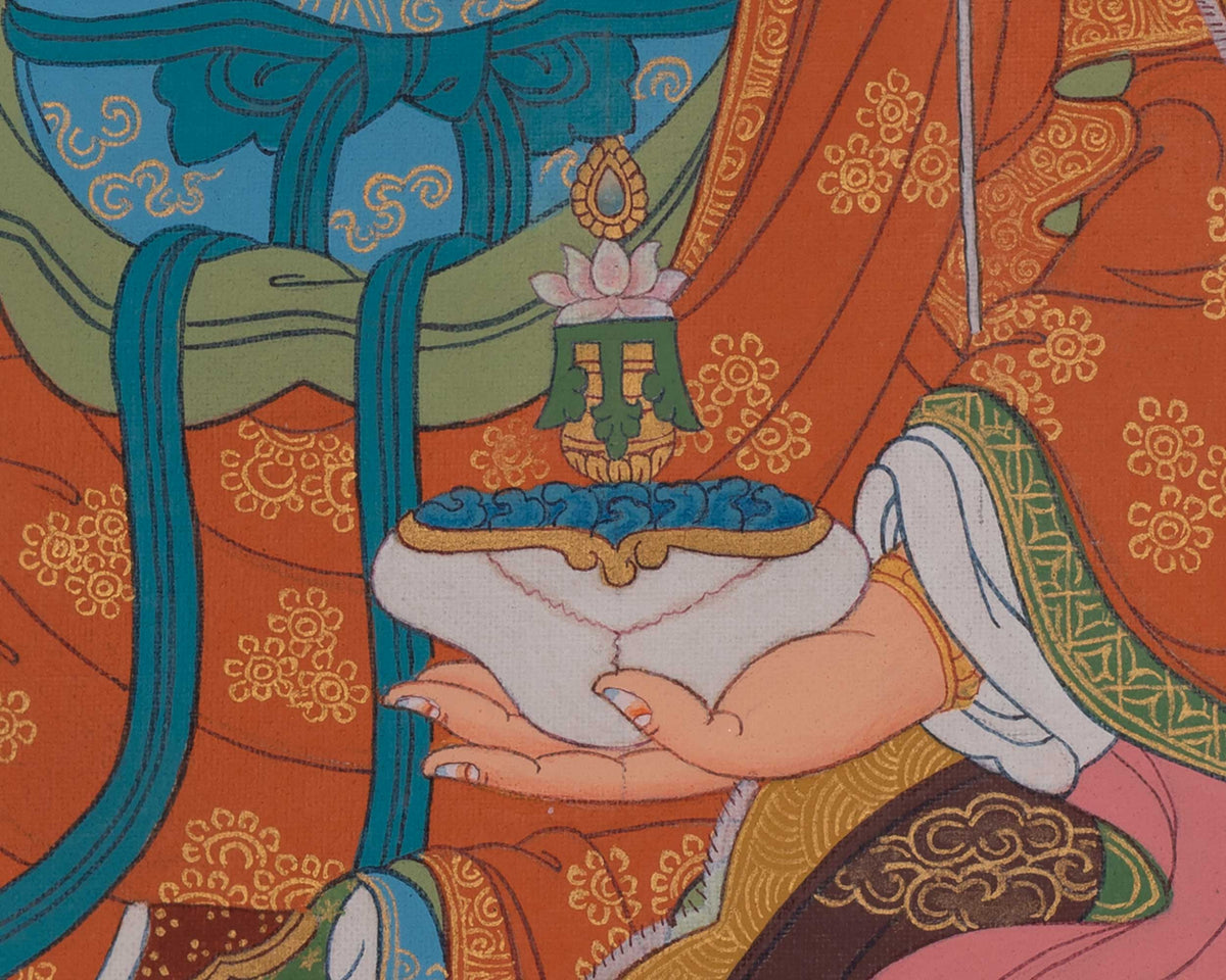 Guru Rinpoche Spiritual Thangka | Padmasambhava Art | Tibetan Master