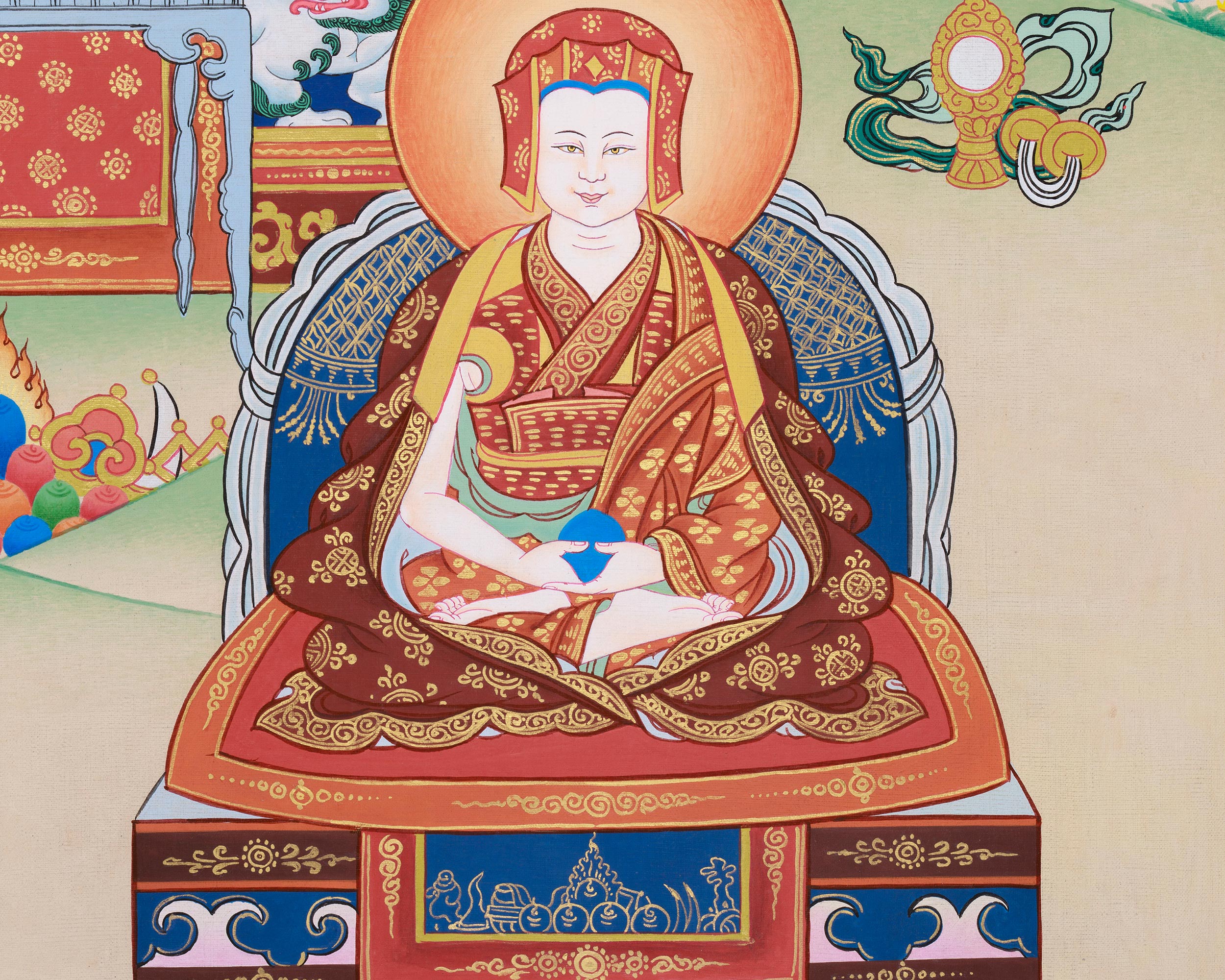 Marpa Buddhist Art | A Founding Master of The Kagyu Lineage | Tibetan Deity