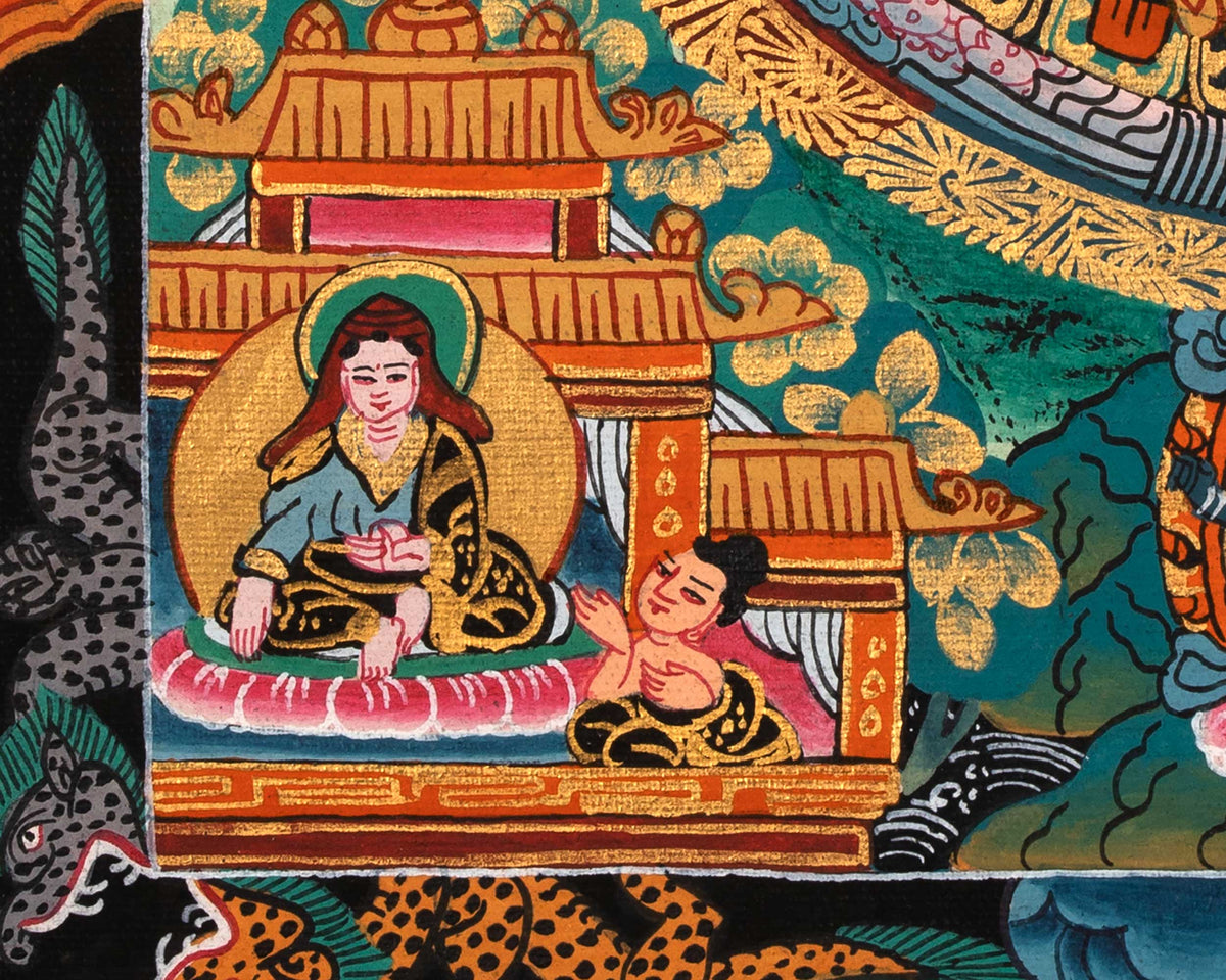 Tibetan Buddha Mandala | Spiritual Mandala Wall Art