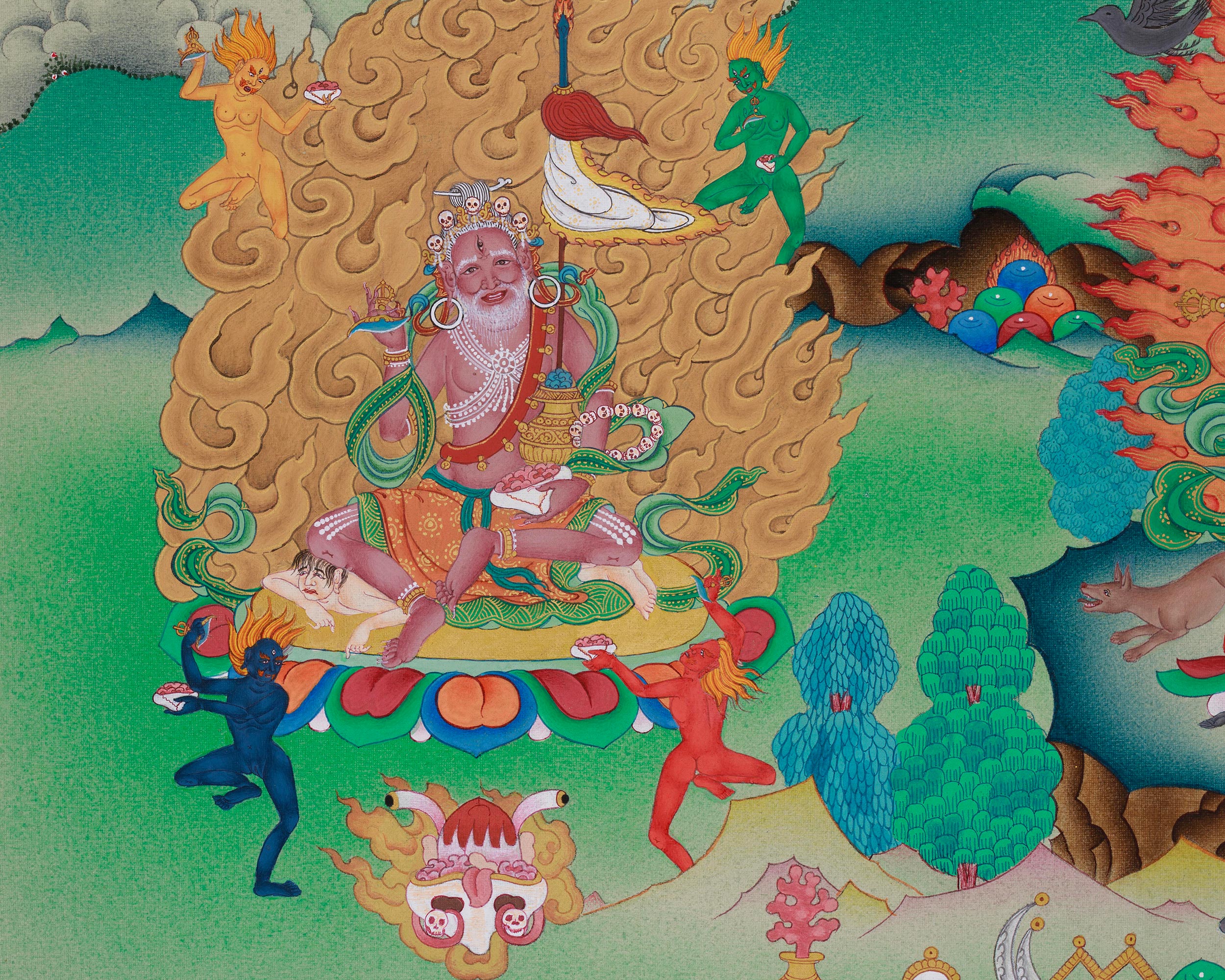 Authentic Hevajra Thangka | Symbol of Enlightened Union, Wisdom & Transformation