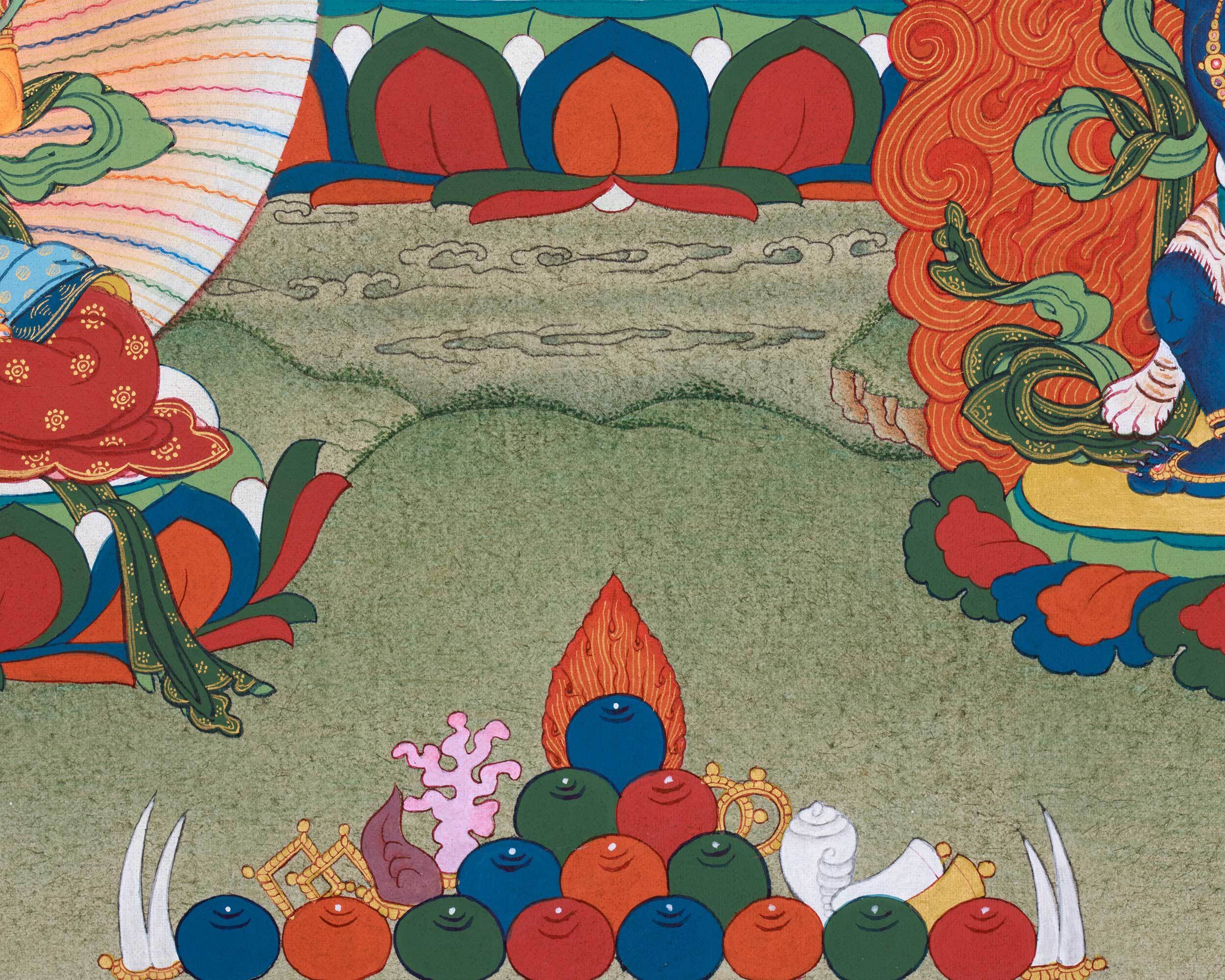 1000 Armed Avalokiteshvara Thangka | Traditional Bodhisattva Chenrezig Artwork