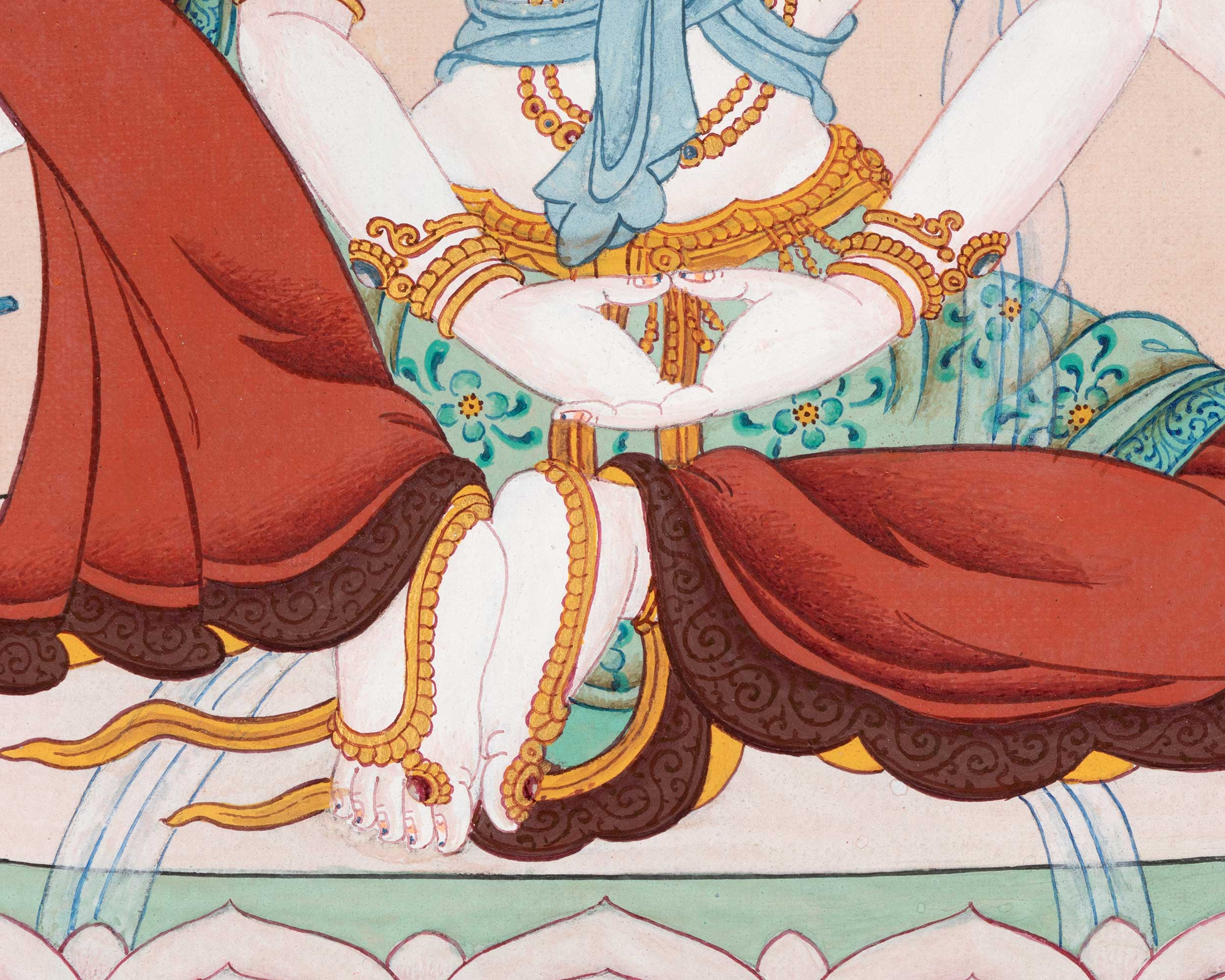 Candrakanti Tara | 21 Tara of Surya Gupta Thangka