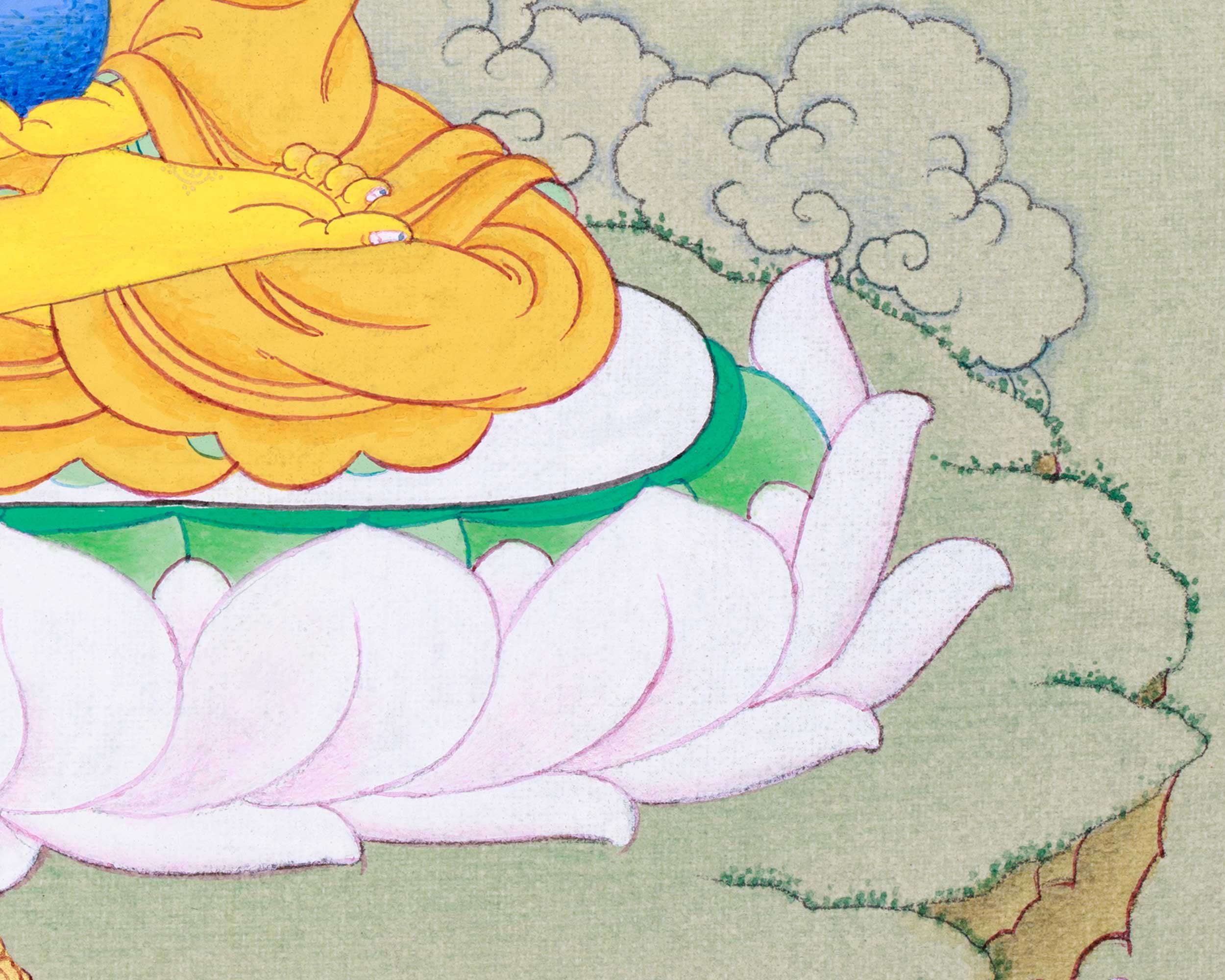 Small But Detailed Buddha Shakyamuni Thangka