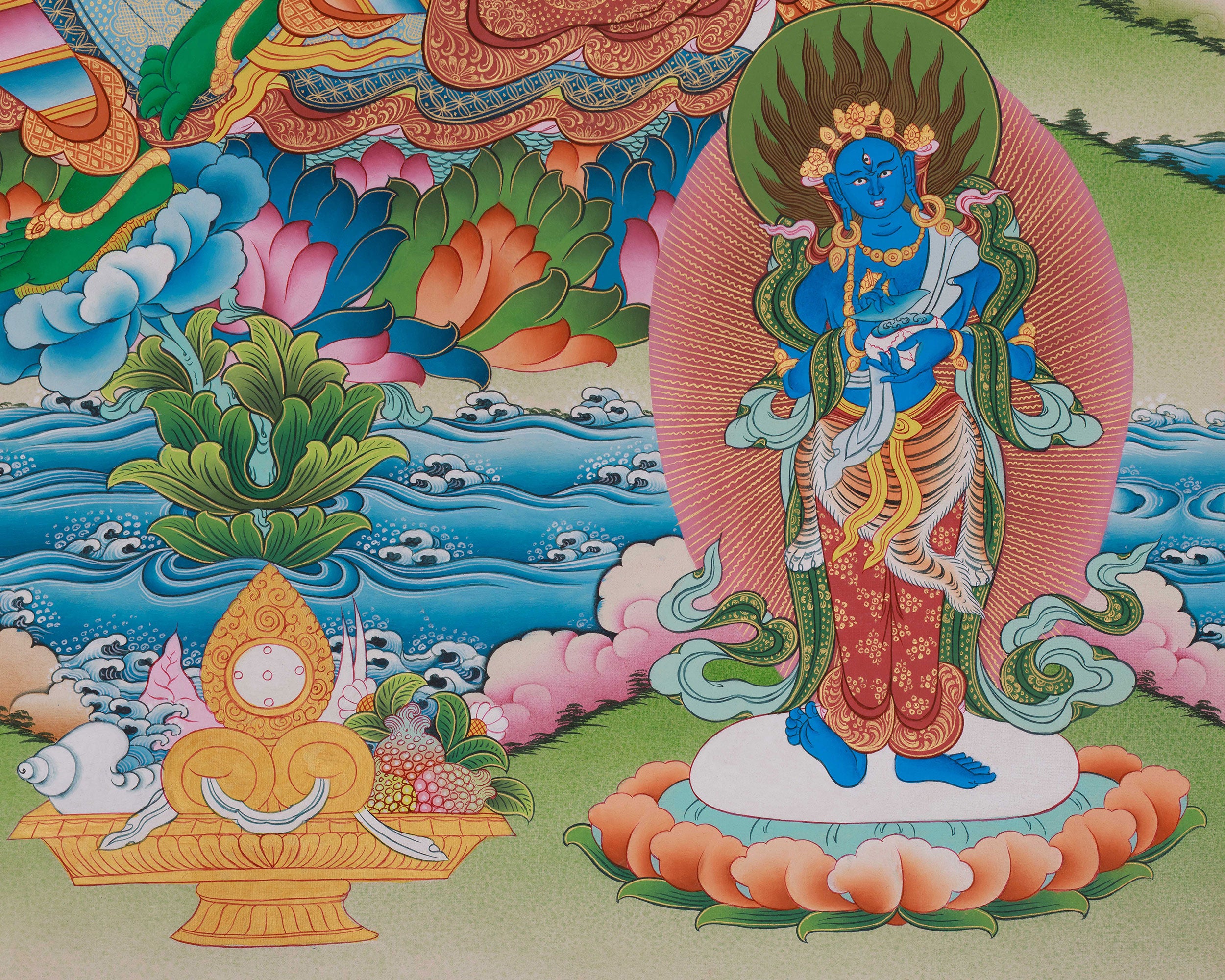 Tibetan Buddhist Green Tara Artwork | Swift Compassion