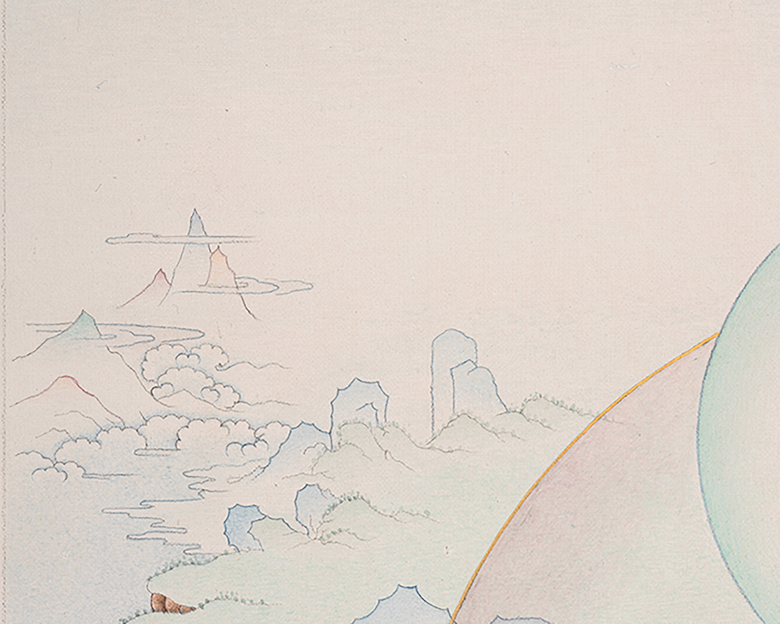 Hand-painted Buddha Shakyamuni Thangka | Karma Gardi Style Artwork on Canvas