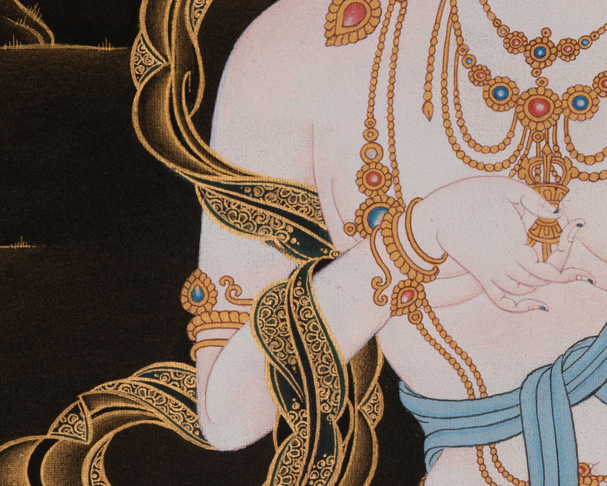 Vajrasattva Sacred Buddhist Art | Dorje Sempa | Primordial Buddha