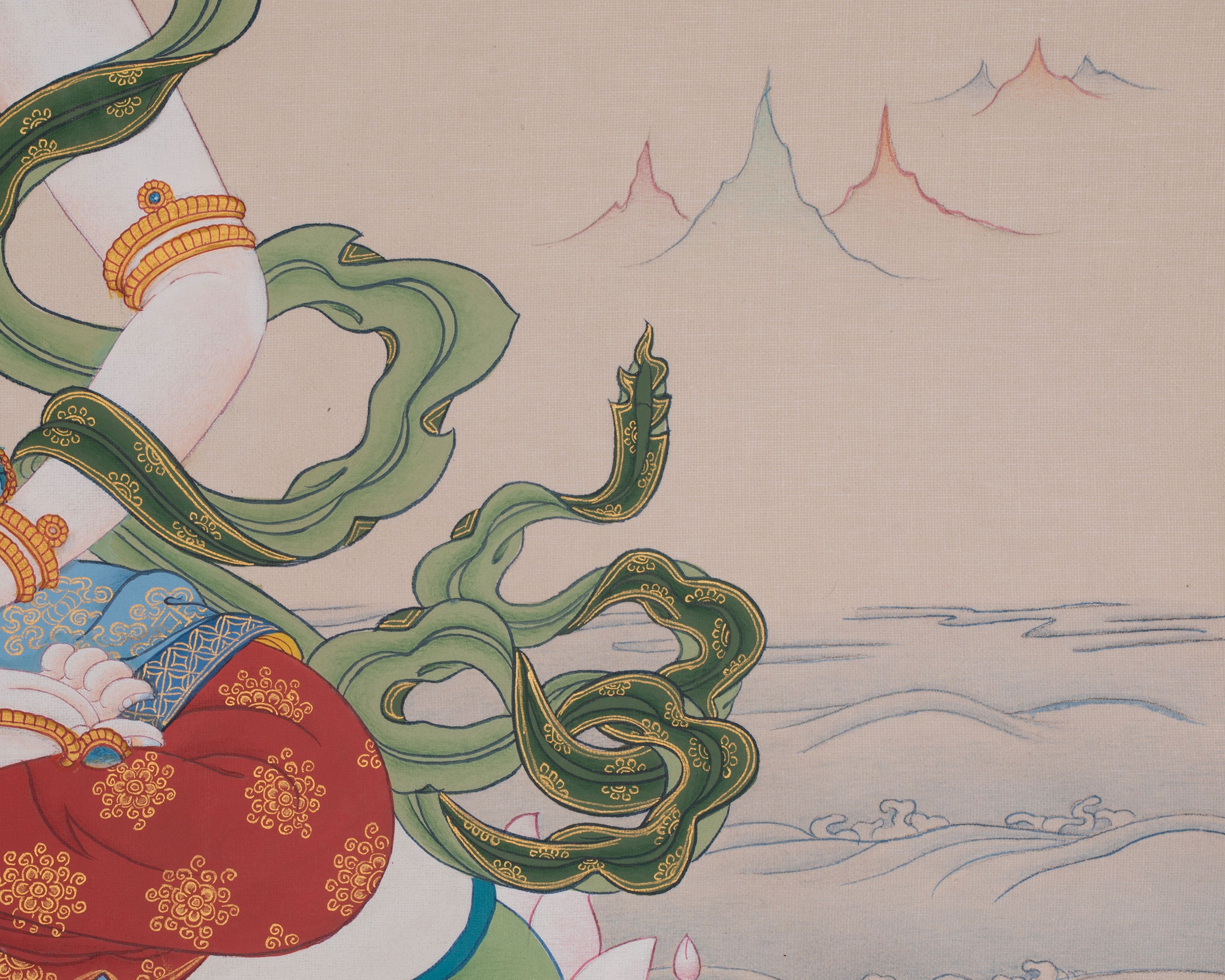 Vajrasattva Sacred Artwork | The Buddha of Purification | Dharma Protector