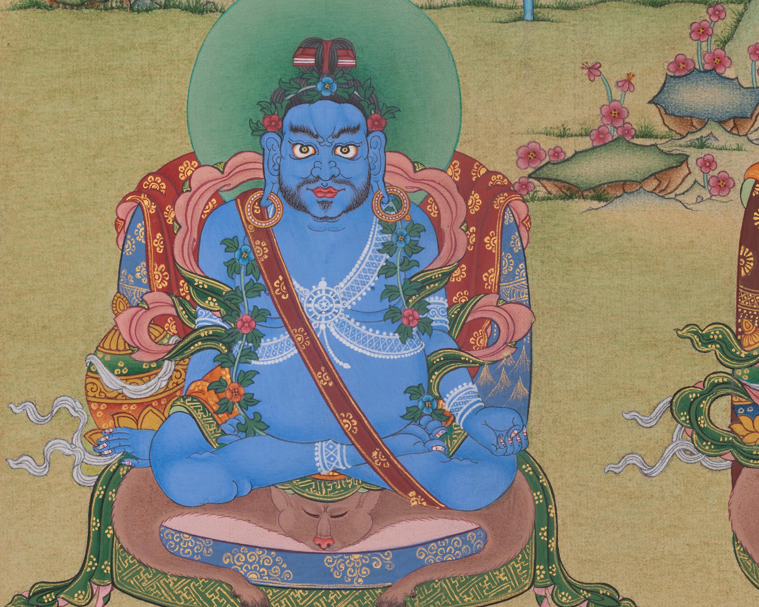 Virupa Artwork | Mahasiddha Thangka | Sakya Lineage Master | Meditation Altar