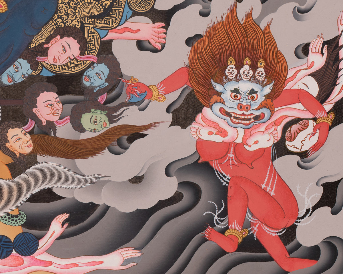 Palden Lhamo Sacred Artwork | The Principal Female Dharmapala