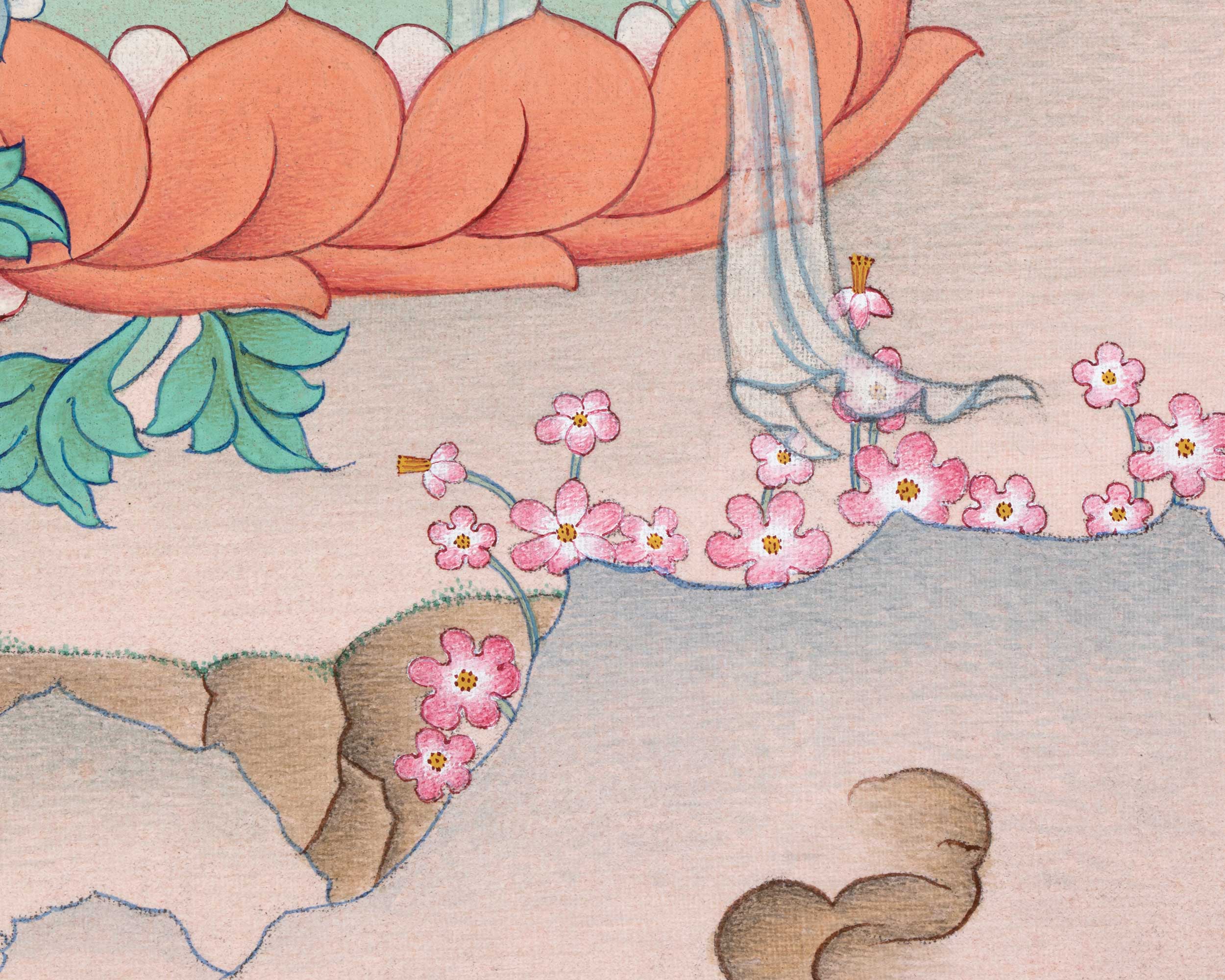 Siddhi Sambhava Tara | 21 Tara of Surya Gupta Thangka