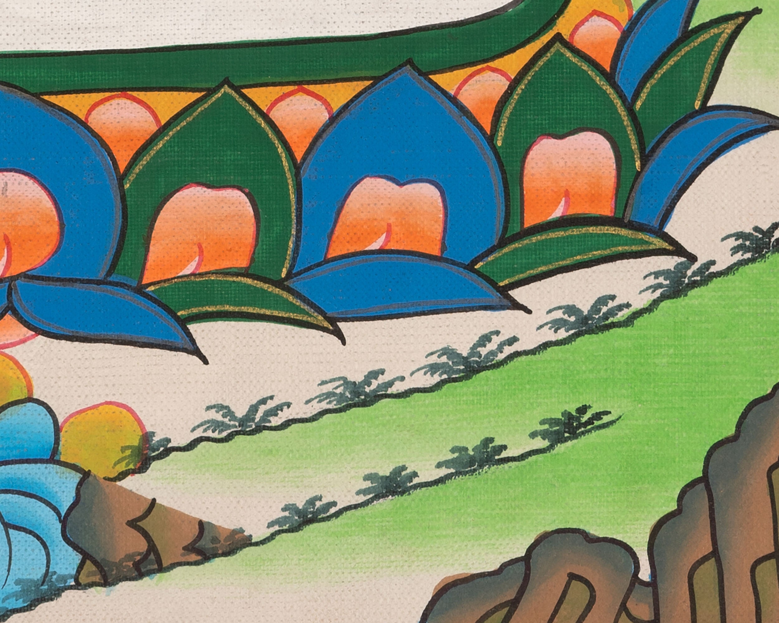 Sacred Samantabhadra Thangka | Primordial Buddha of Wisdom