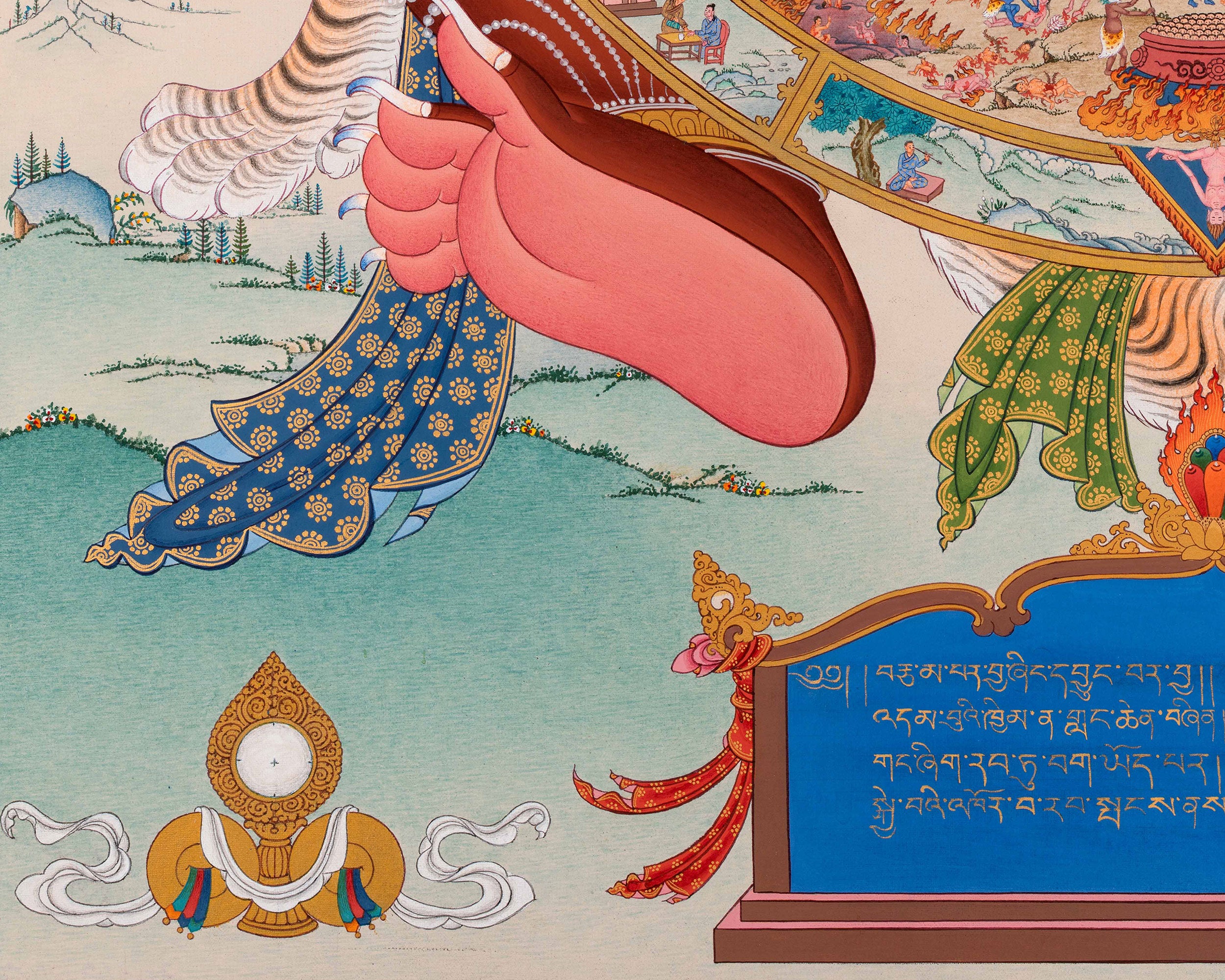 Wheel of Life Thangka Painting