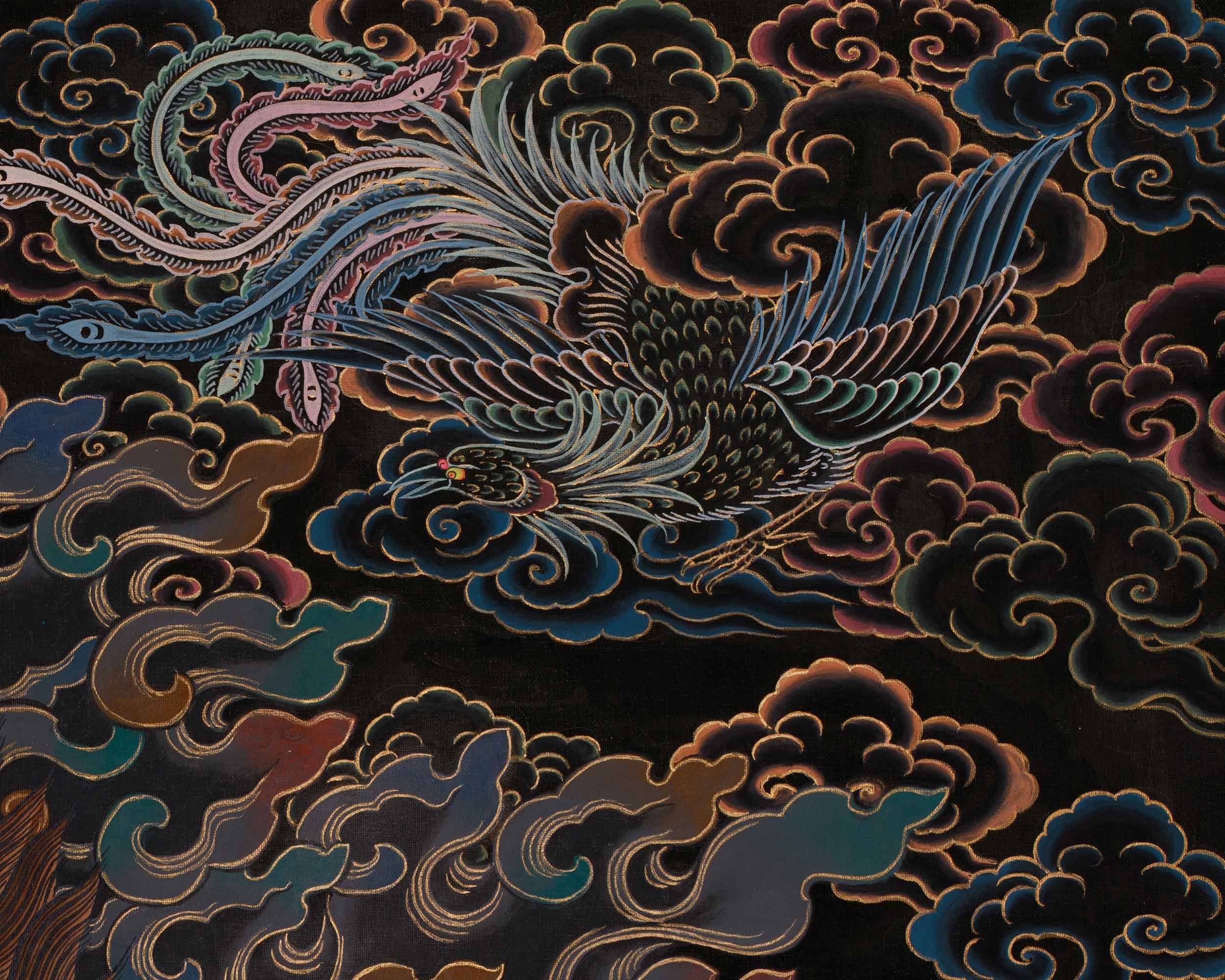 Palden Lhamo Painting | Wrathful Dharma Protector | Vajrayana Buddhist Deity