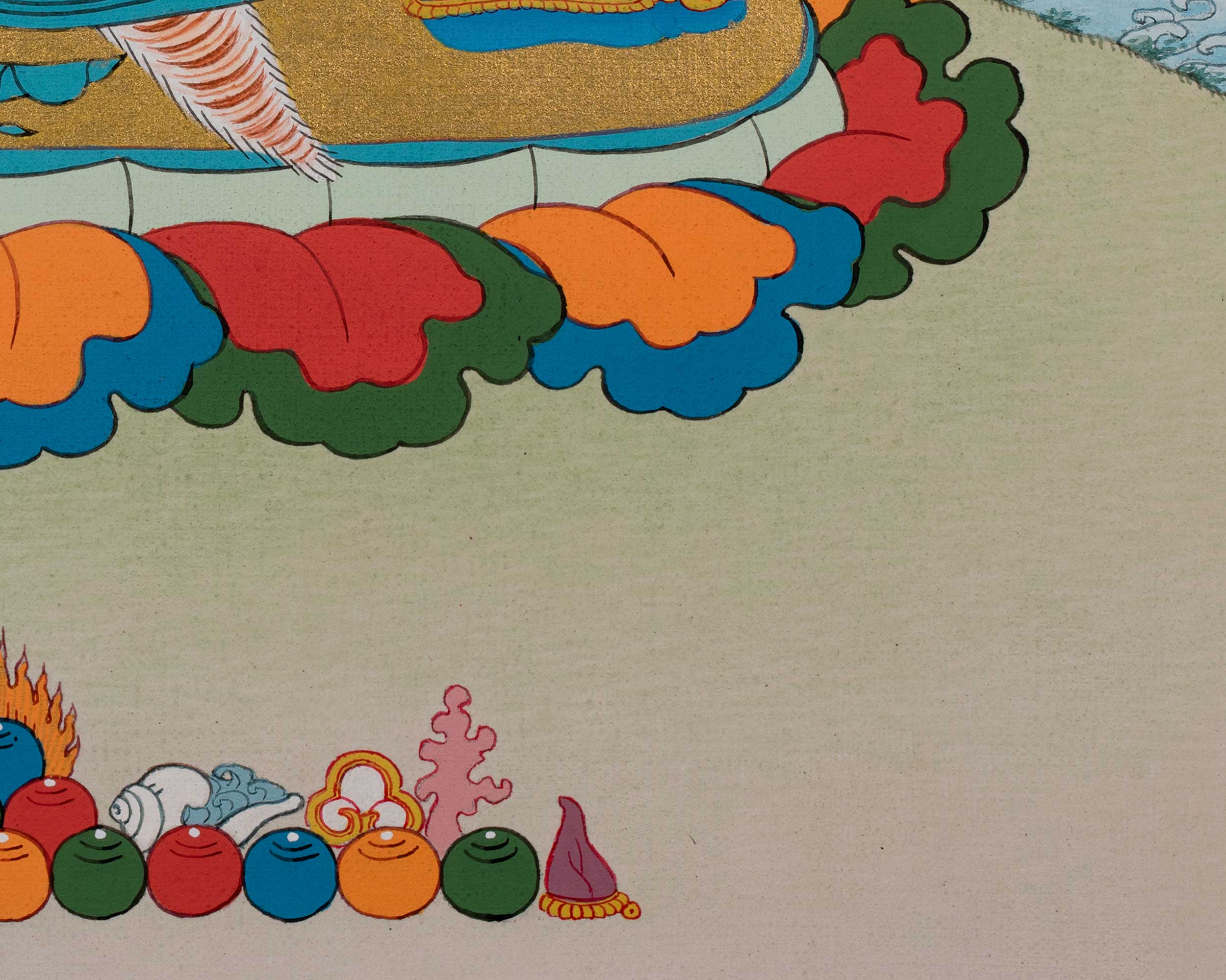 Bodhisattva Vajrapani Thangka | Tibetan Buddhist Art