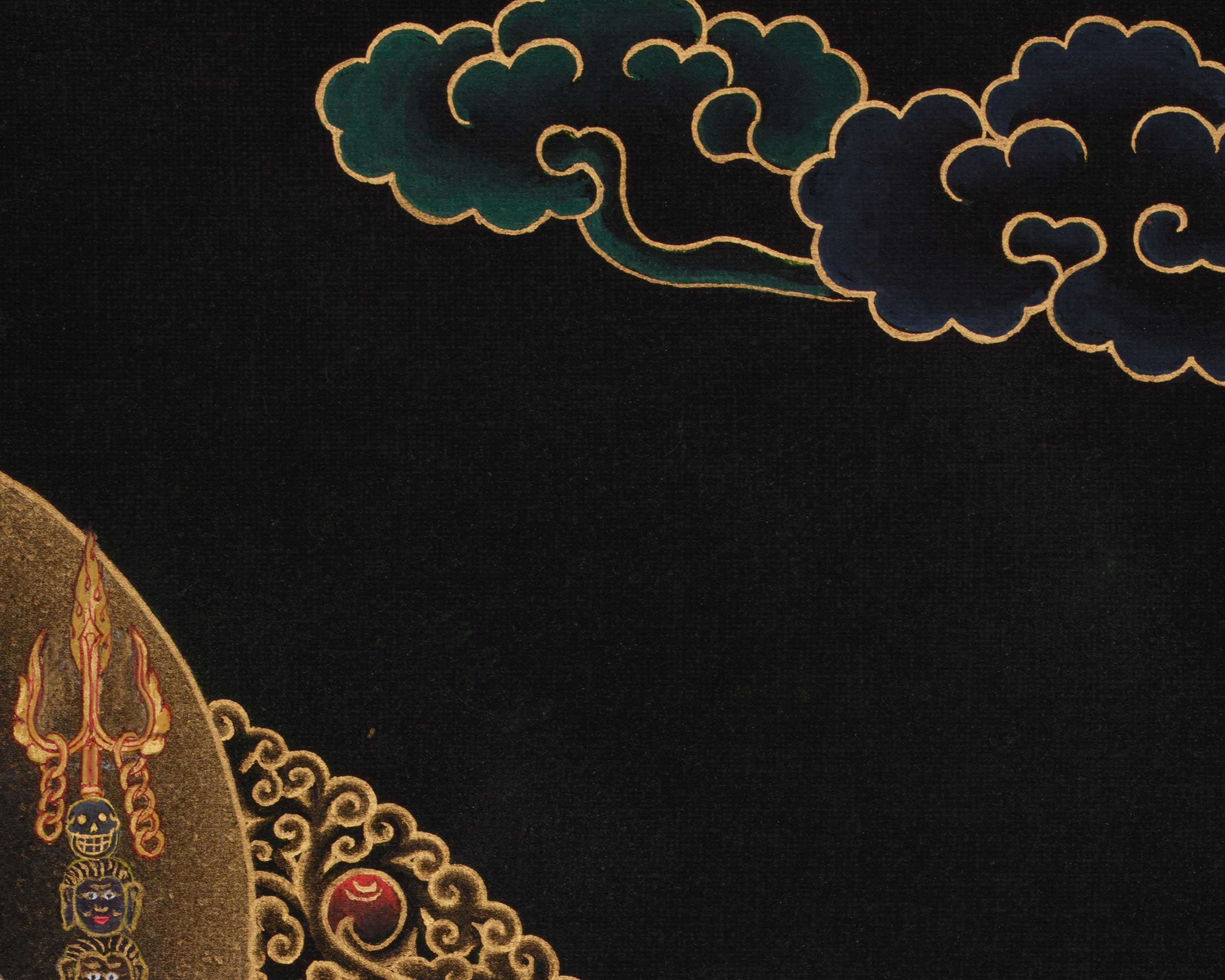 Traditional Thangka of Guru Rinpoche | The Founder of Tibetan Buddhism