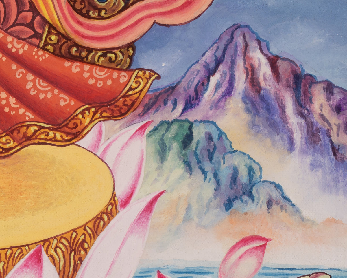 Standing Green Tara Compassionate Thangka | Shyama Tara | Protection Deity