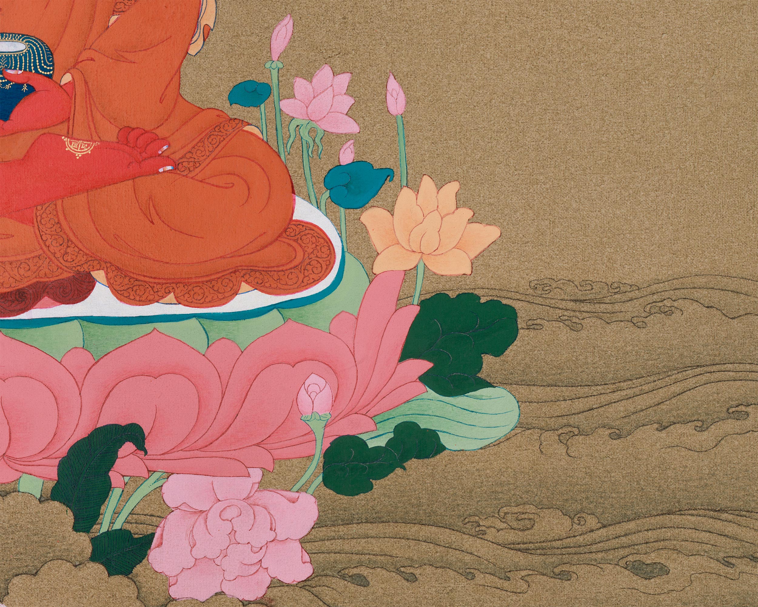 Meditation Amitabha Buddha Thangka | The Buddha of Infinite Light for Inner Harmony