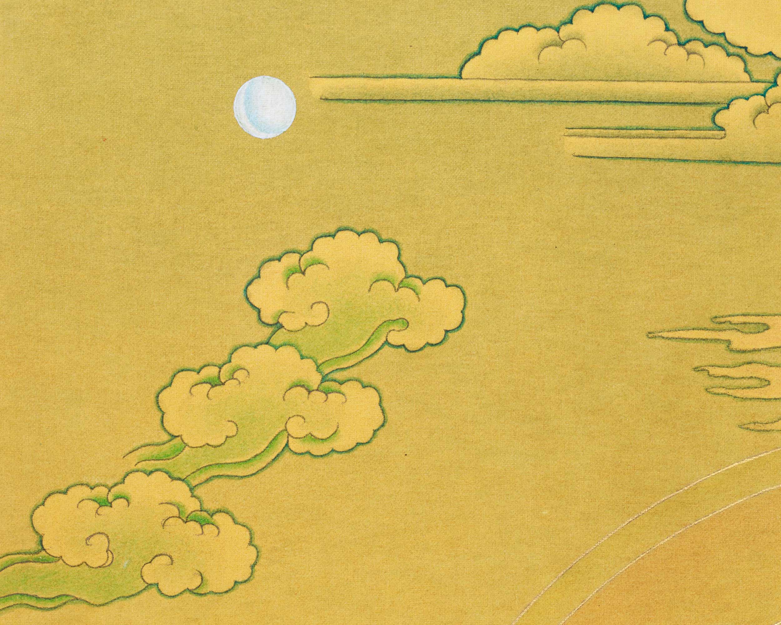Amitayus Buddha Thangka | Buddhist Deity Amitayus With White Tara, Amitabha & Namgyalma