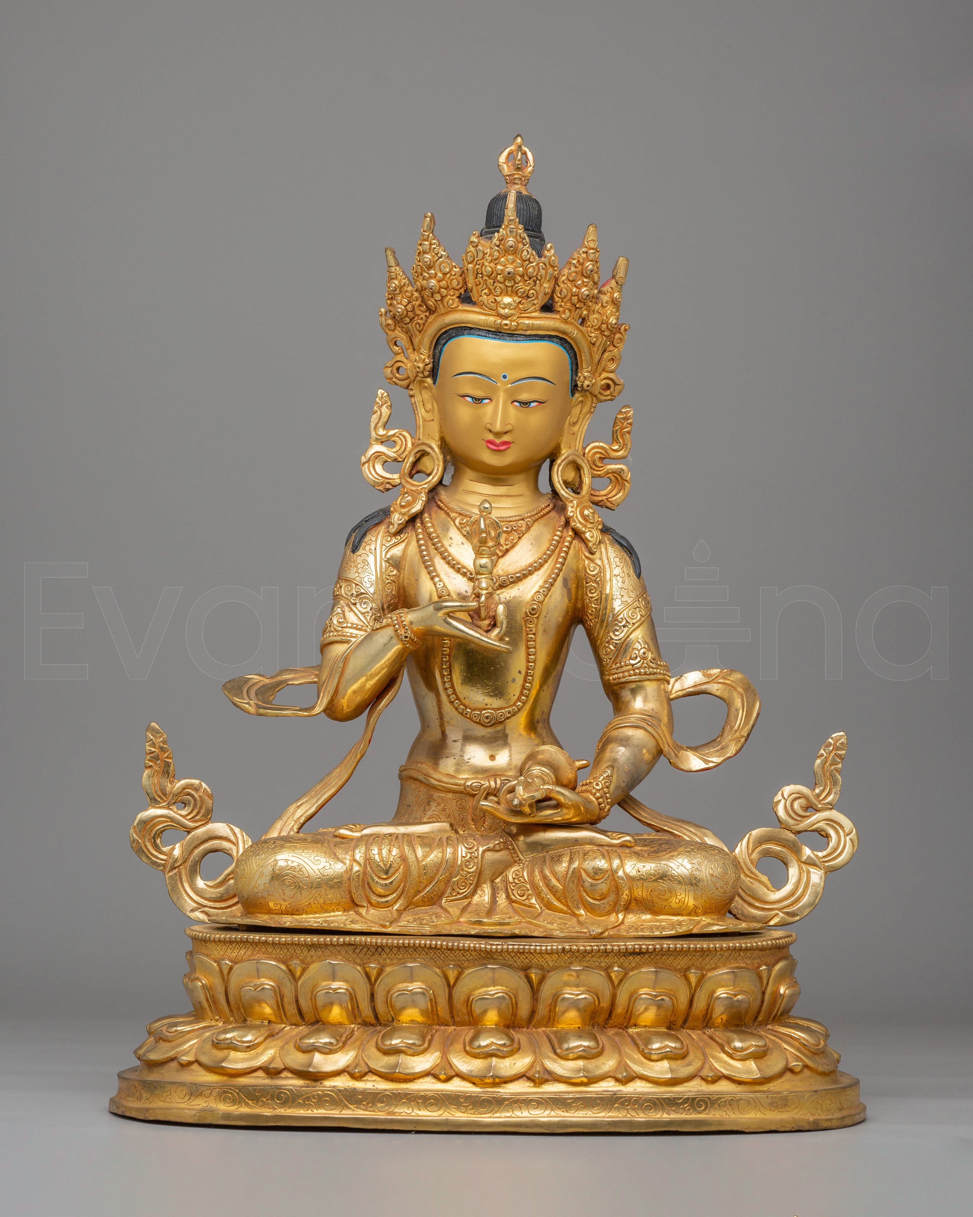 Handcrafted Vajrasattva Statue for Altar | Tibetan Buddhist Artwork