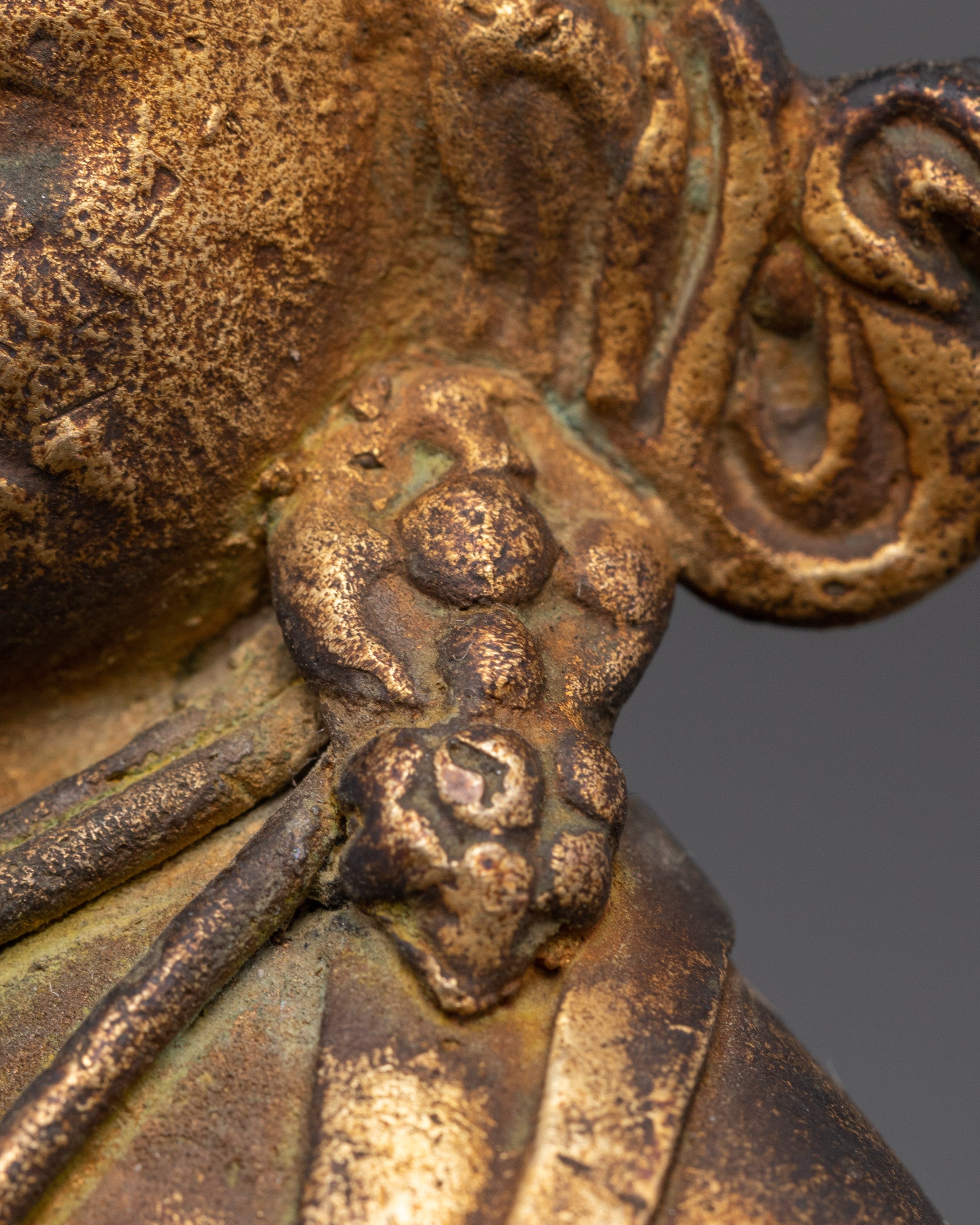 Copper Statue of Dzambhala | Statue for Prosperity and Blessings