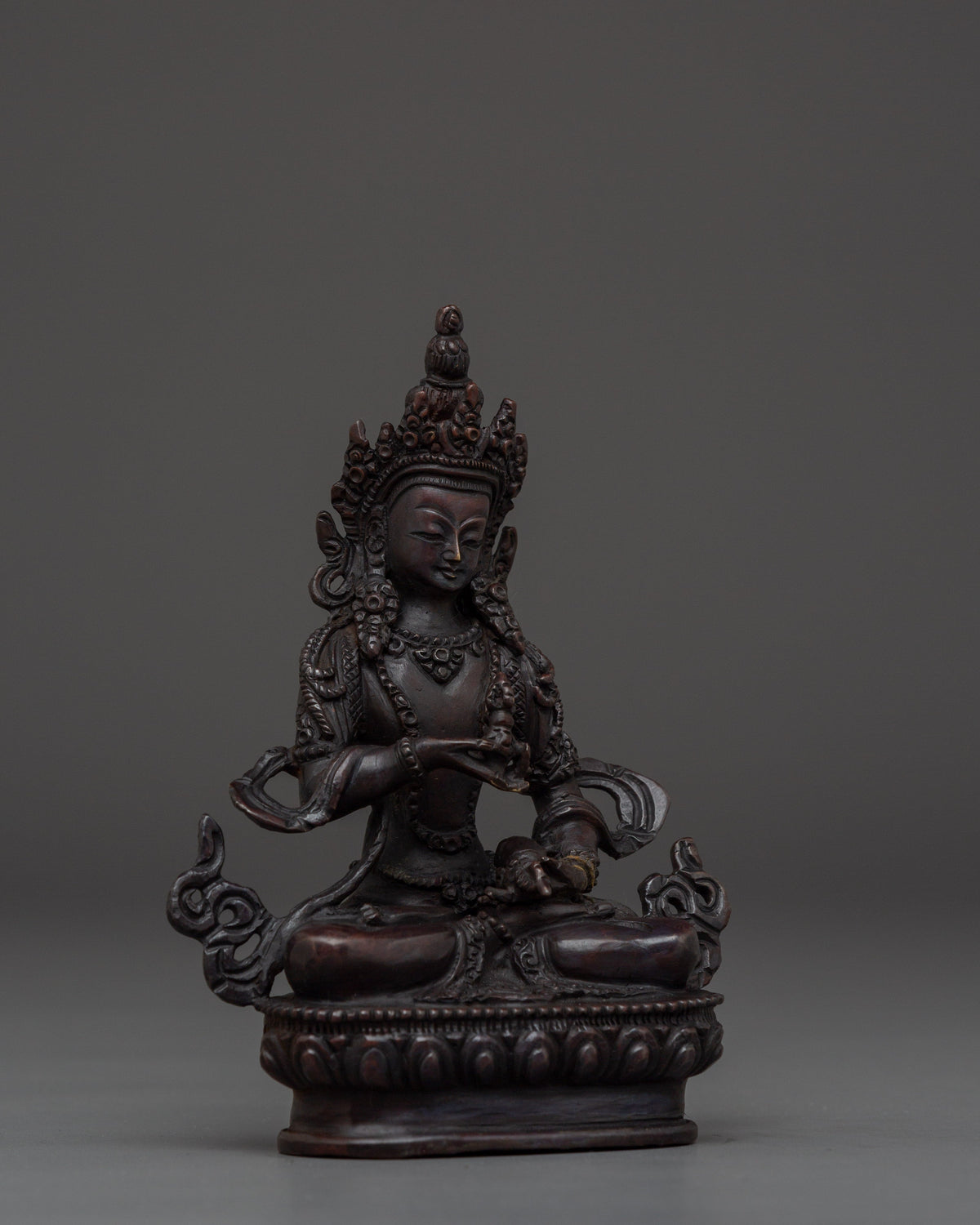 Oxidized Copper Vajrasattva | Statue for Meditation & Blessings