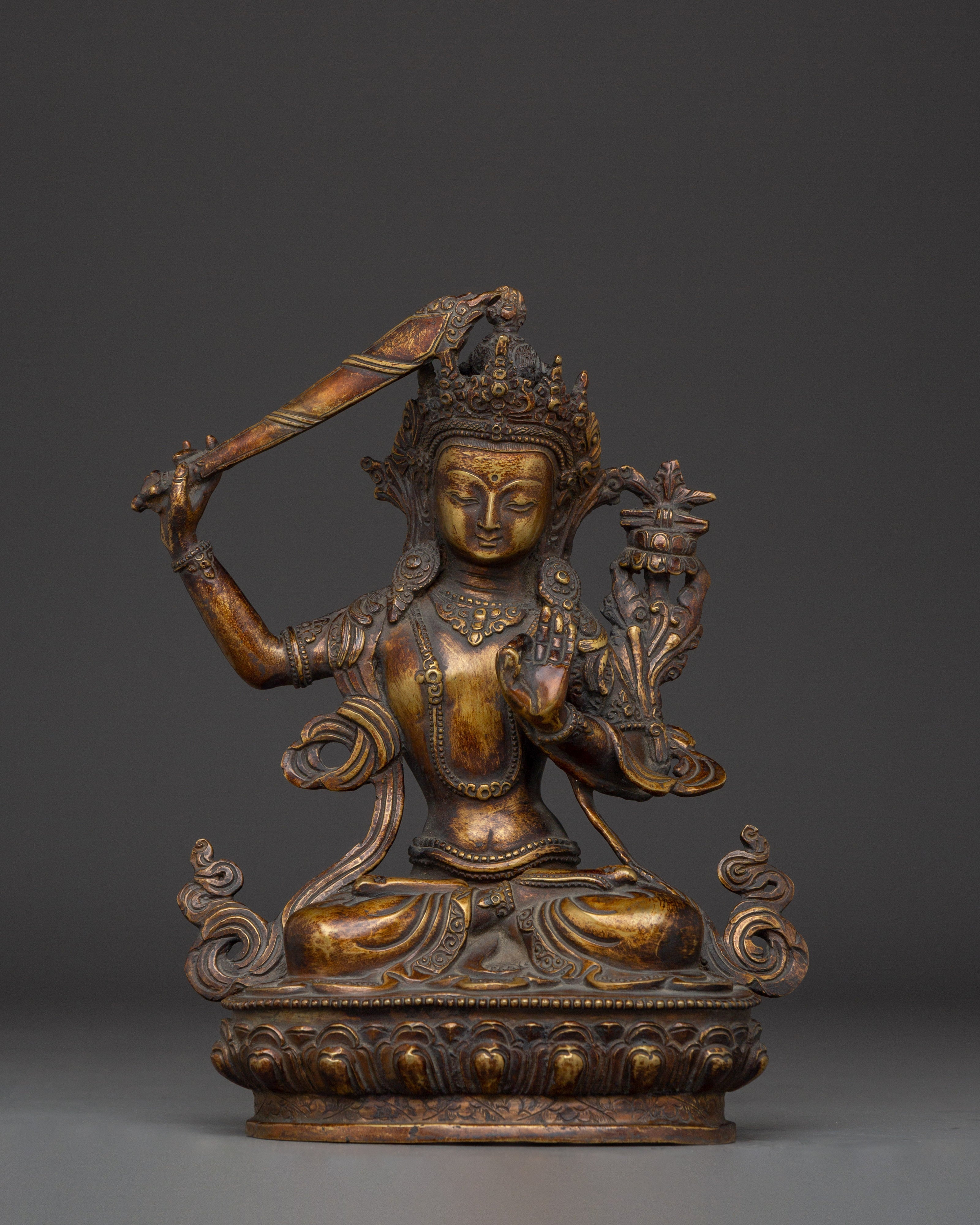Ultimate Wisdom Bodhisattva Manjushri Statue