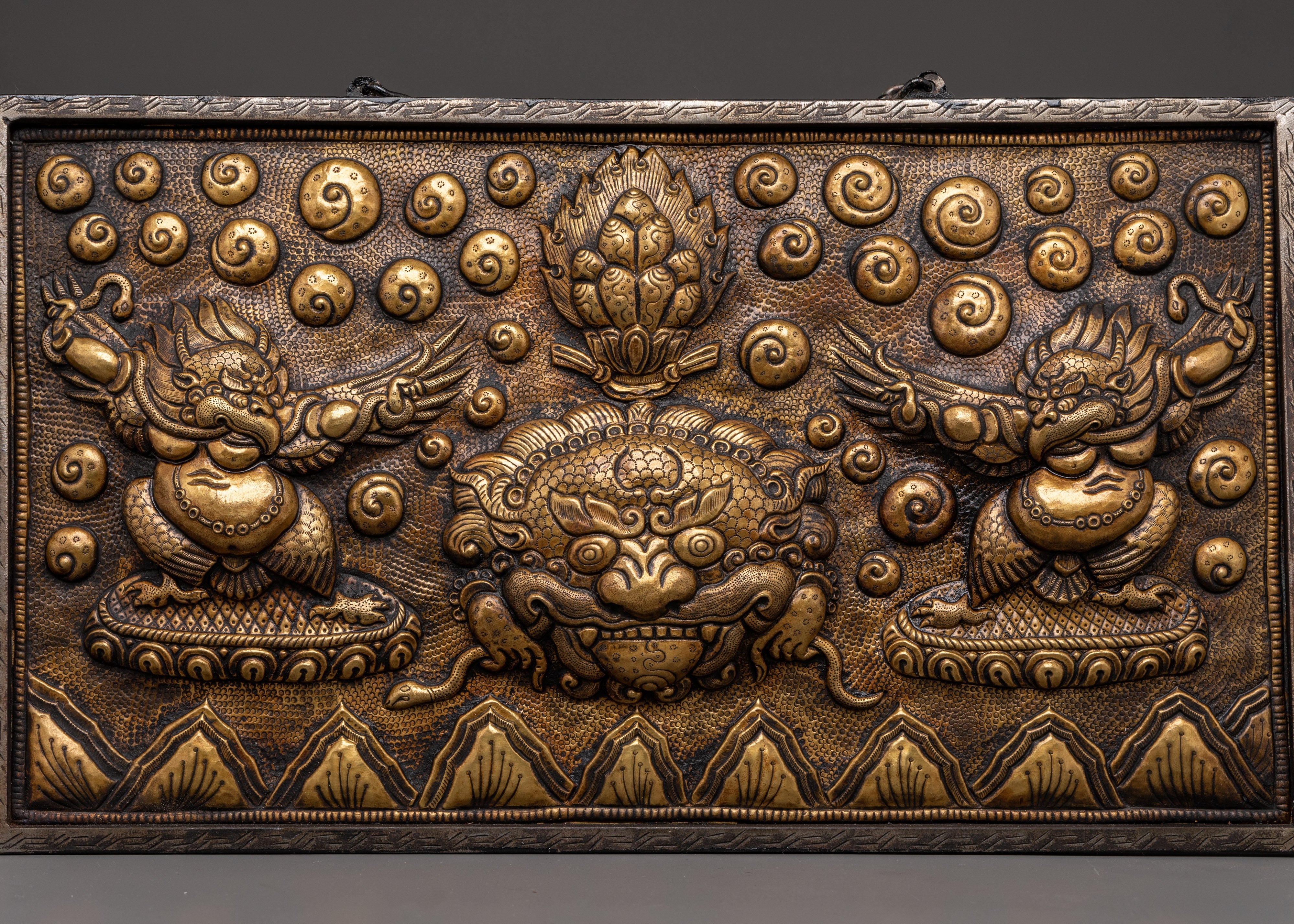 Handcrafted Tibetan Wall Hanging | Sacred Buddhist Decor