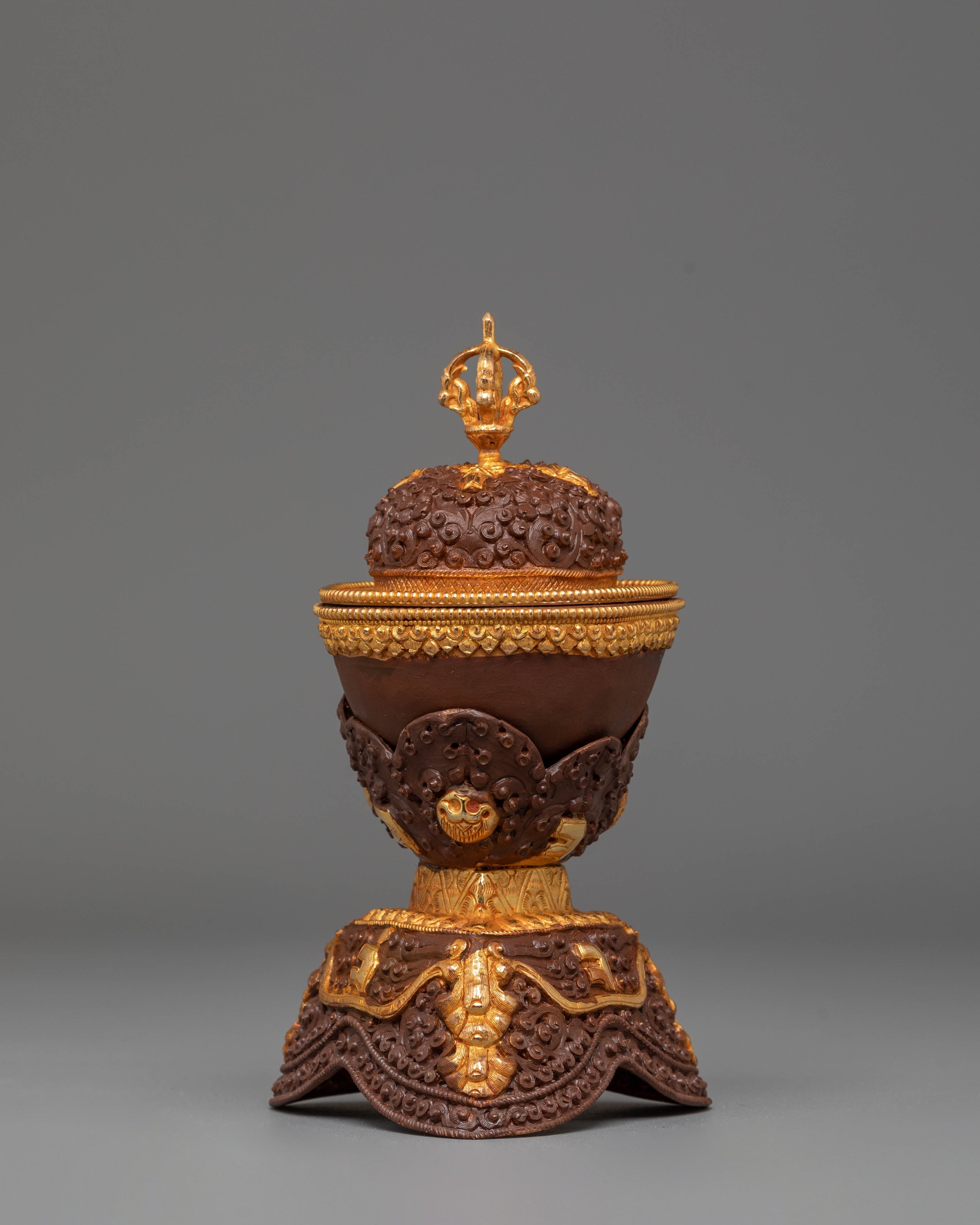 Handmade Tibetan Kapala for Rituals