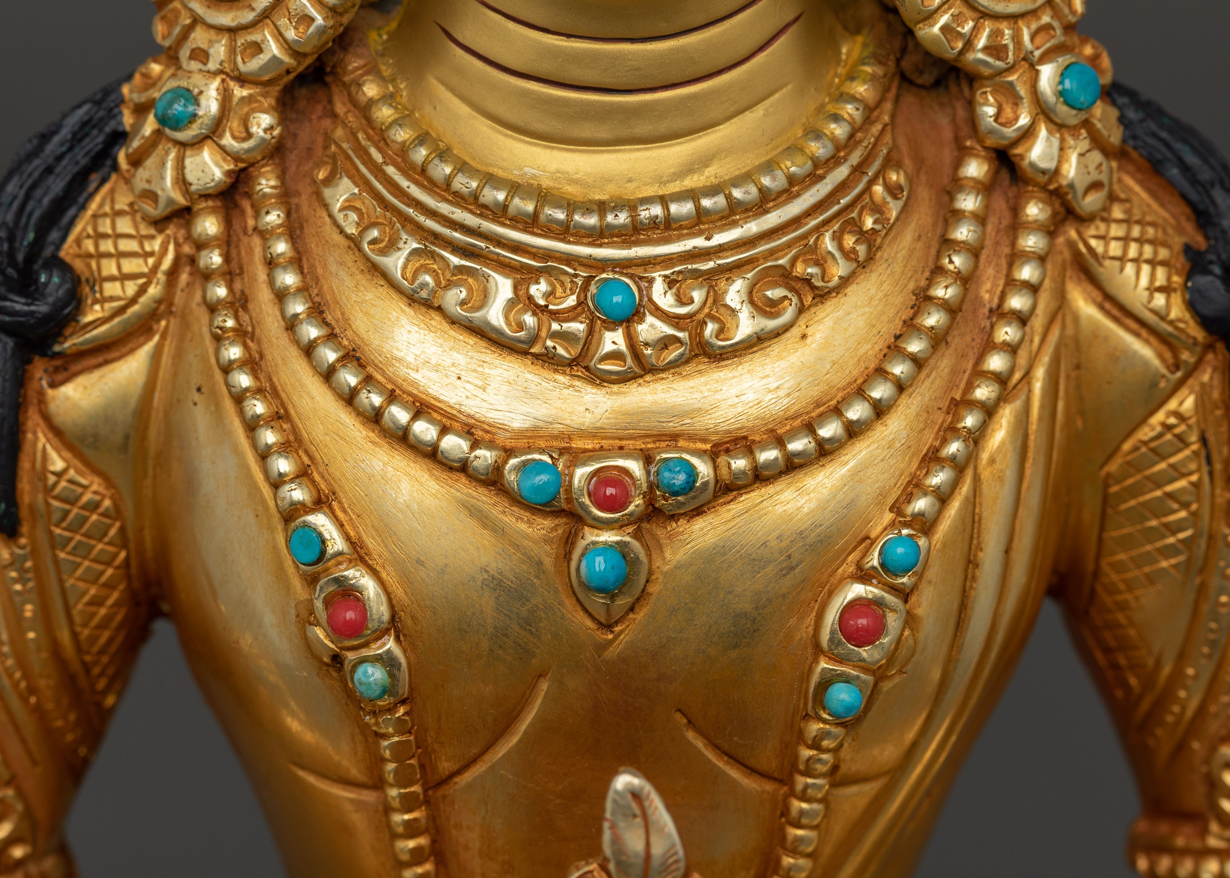 Amitayus Longevity Deity Statue | Tibetan Altar Decor for Vitality, Blessings & Meditation