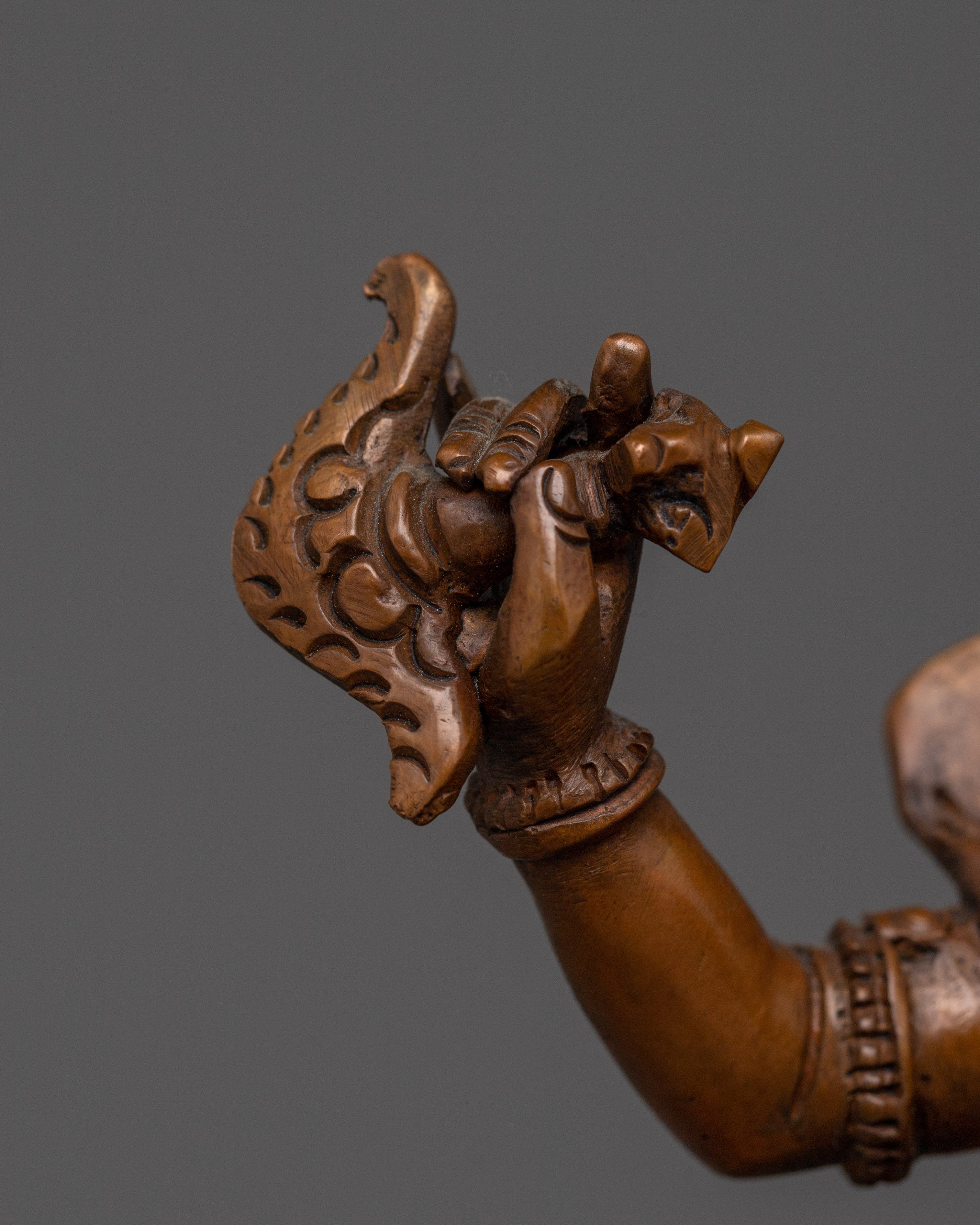 Oxidized Troma Nagmo Statue | Also known as Krodha Kali