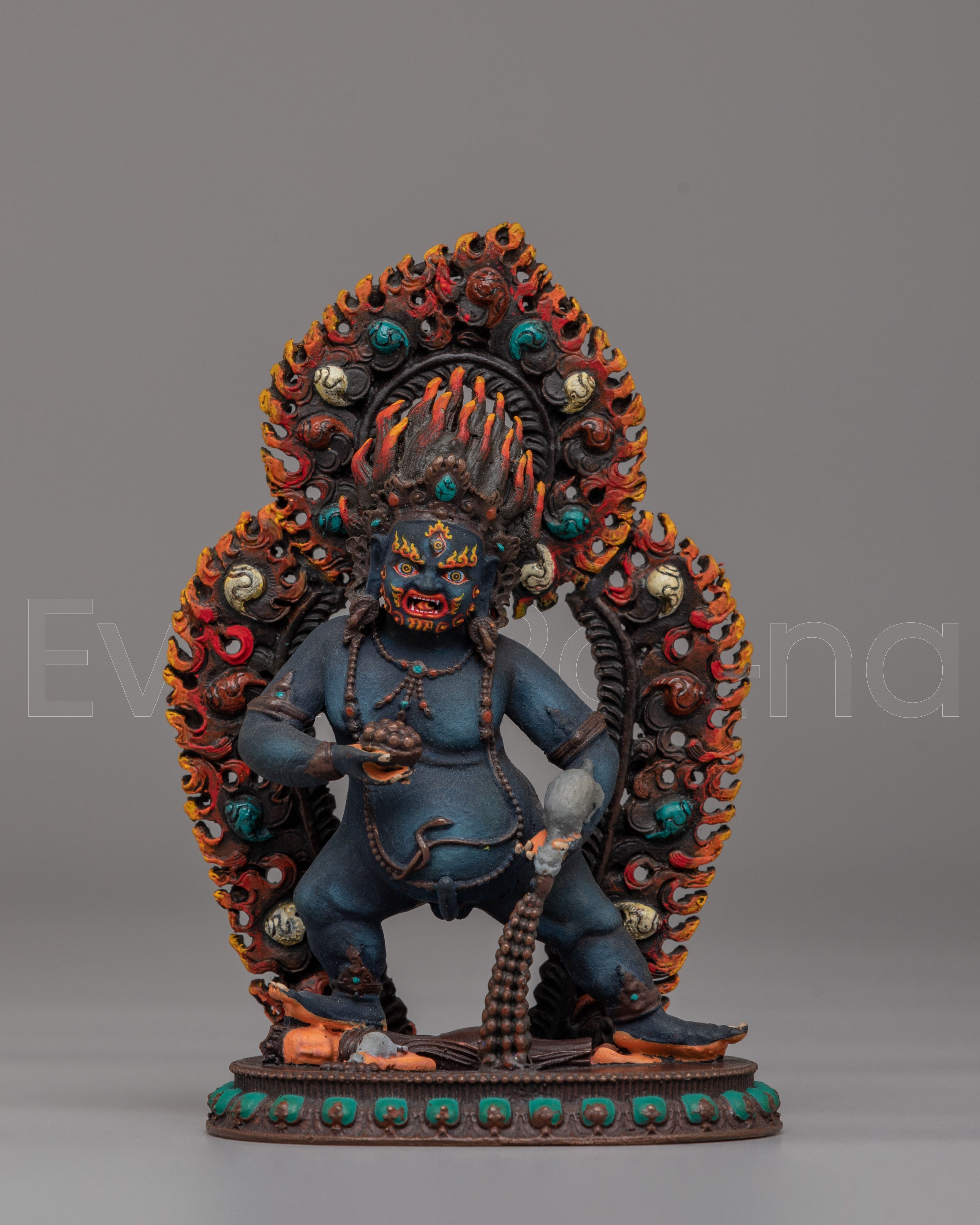Black Dzambhala Statue