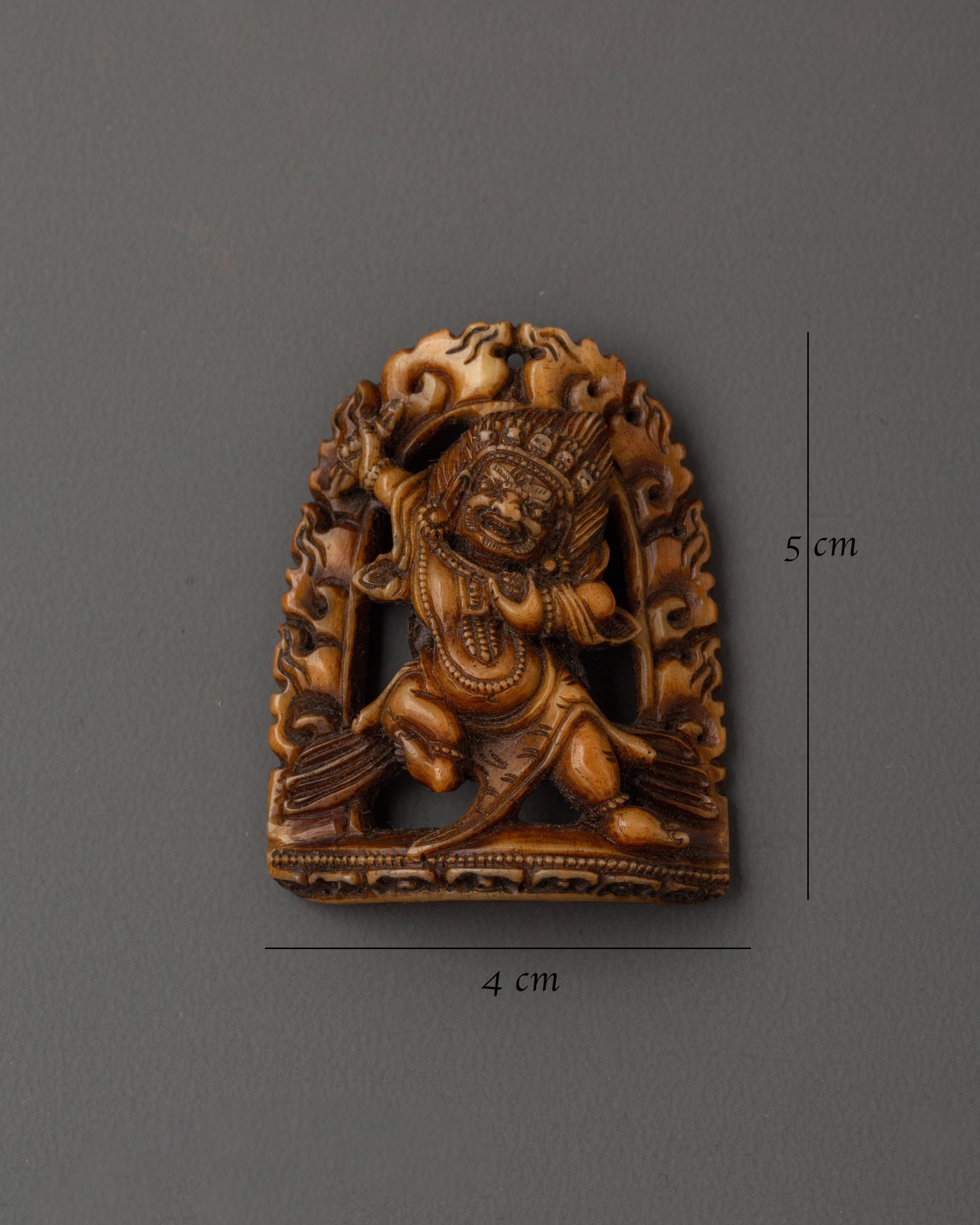 Handmade Statue of Mahakala Bernakchen Statue | Wrathful Compassion Dharma Decor