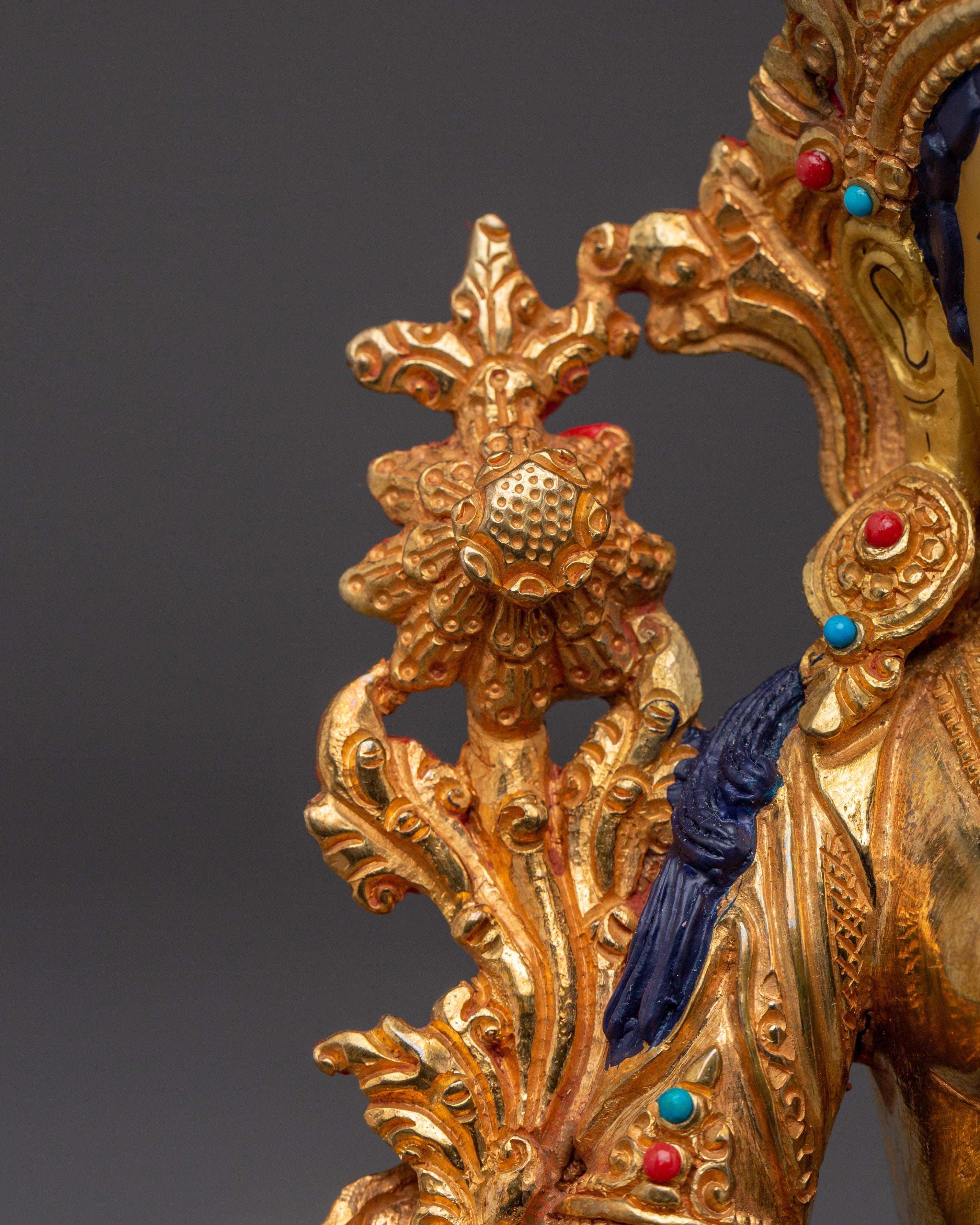 Green Tara Copper Handmade Statue | Shyama Tara - Mother of All Buddhas