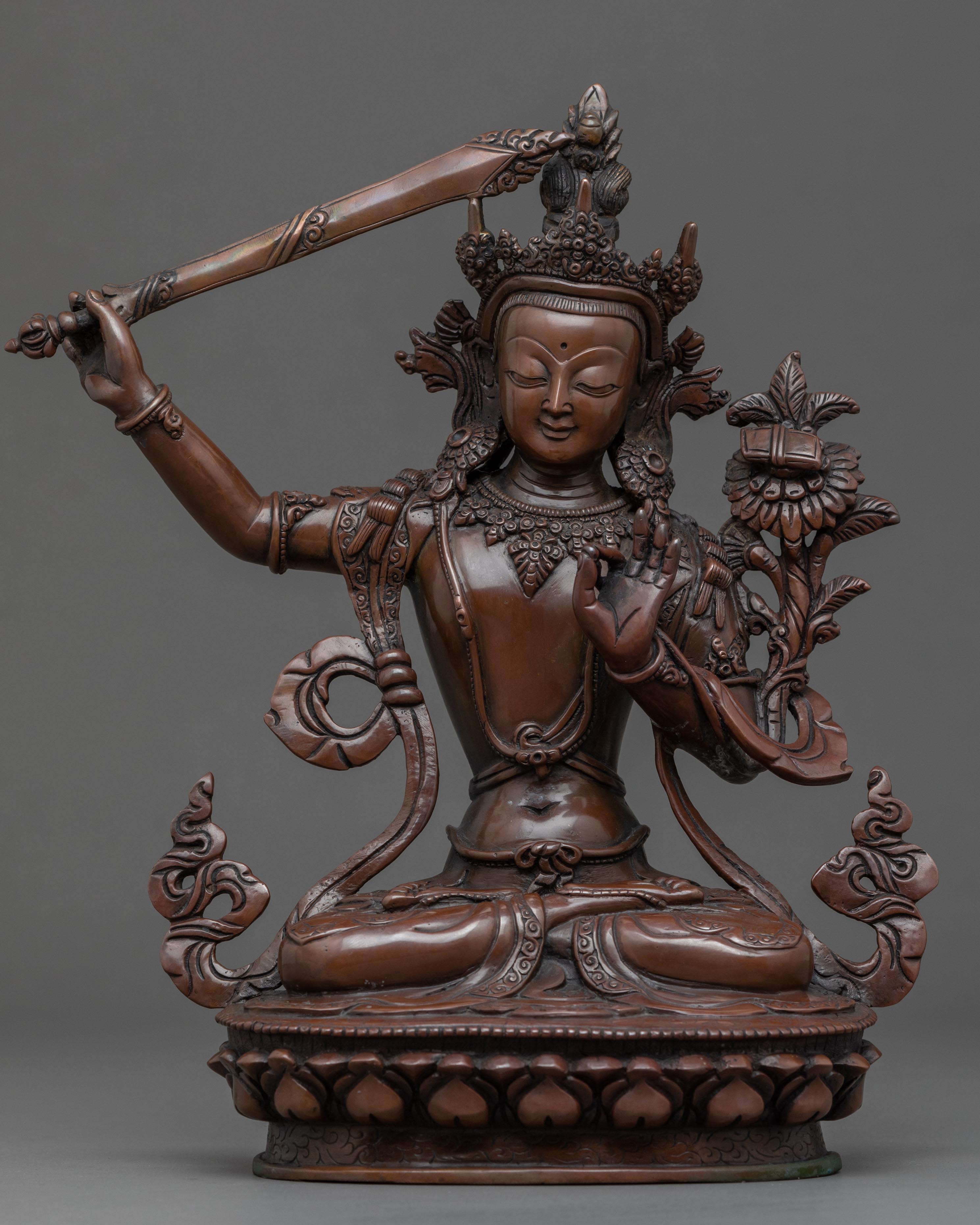 Rare Manjushri Statue