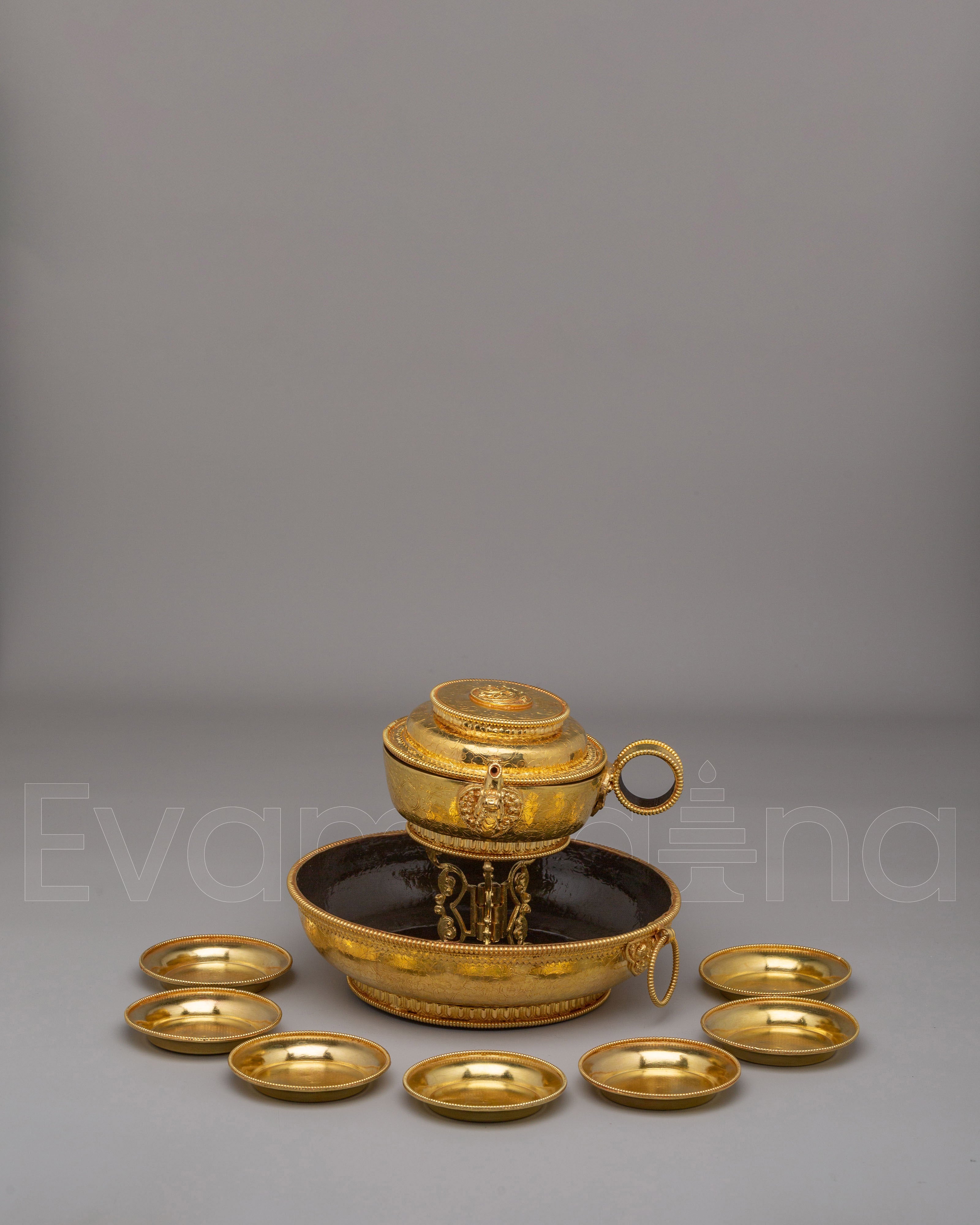 Buddhist Shrine Water Offering Set