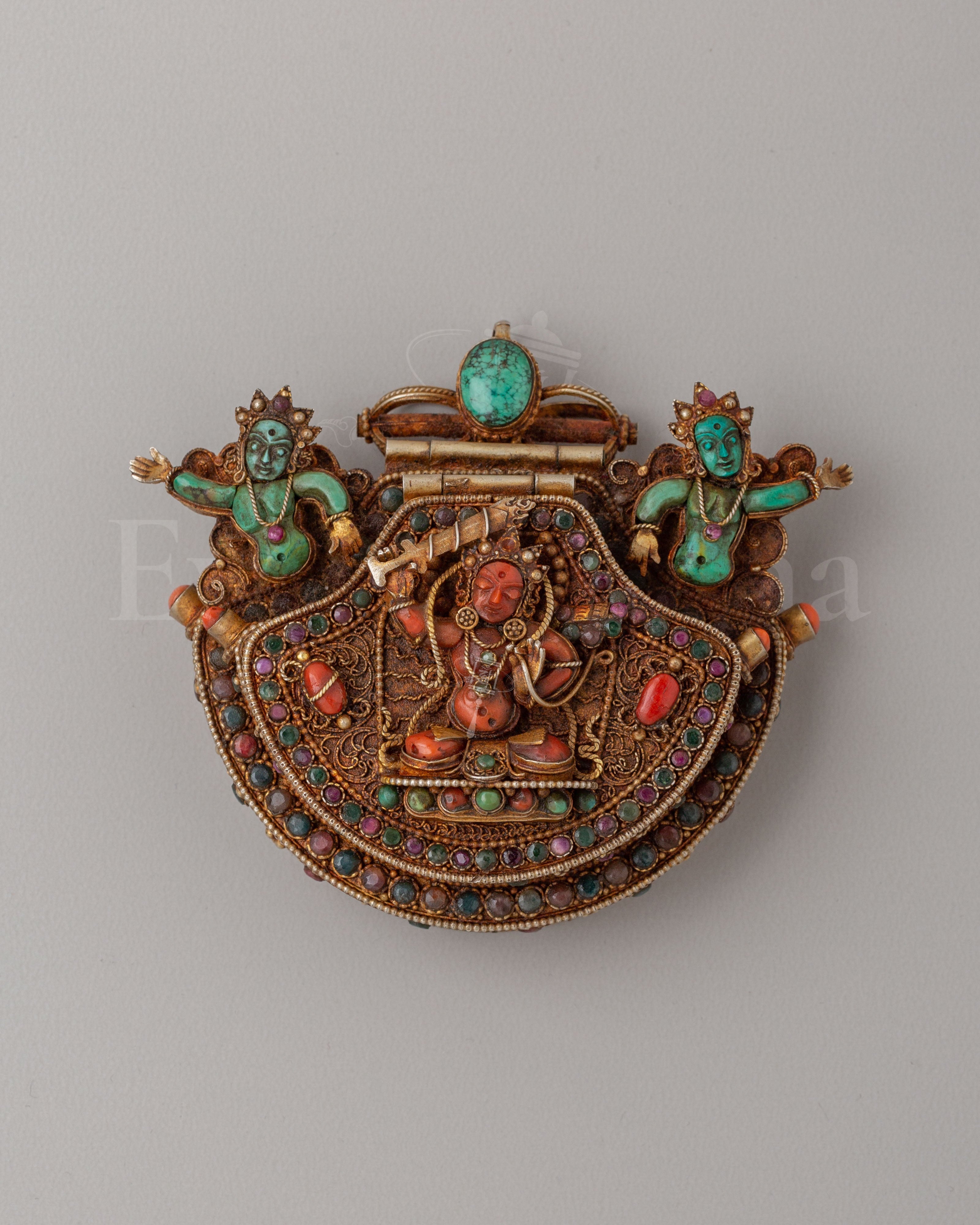 Manjushri Deity Ghau Box Locket