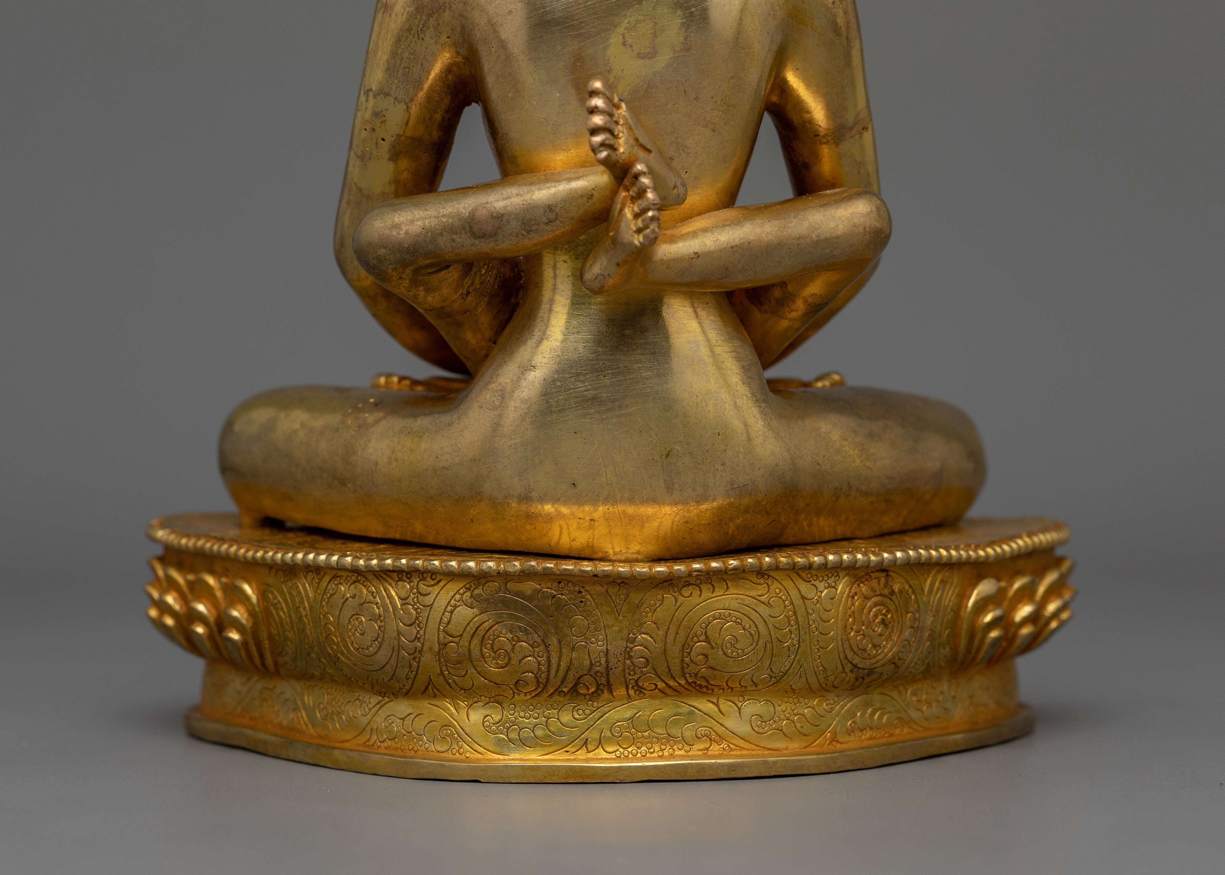 8.5 Inches SamanthaBhadra with Consort Statue | Embodiment of Compassion