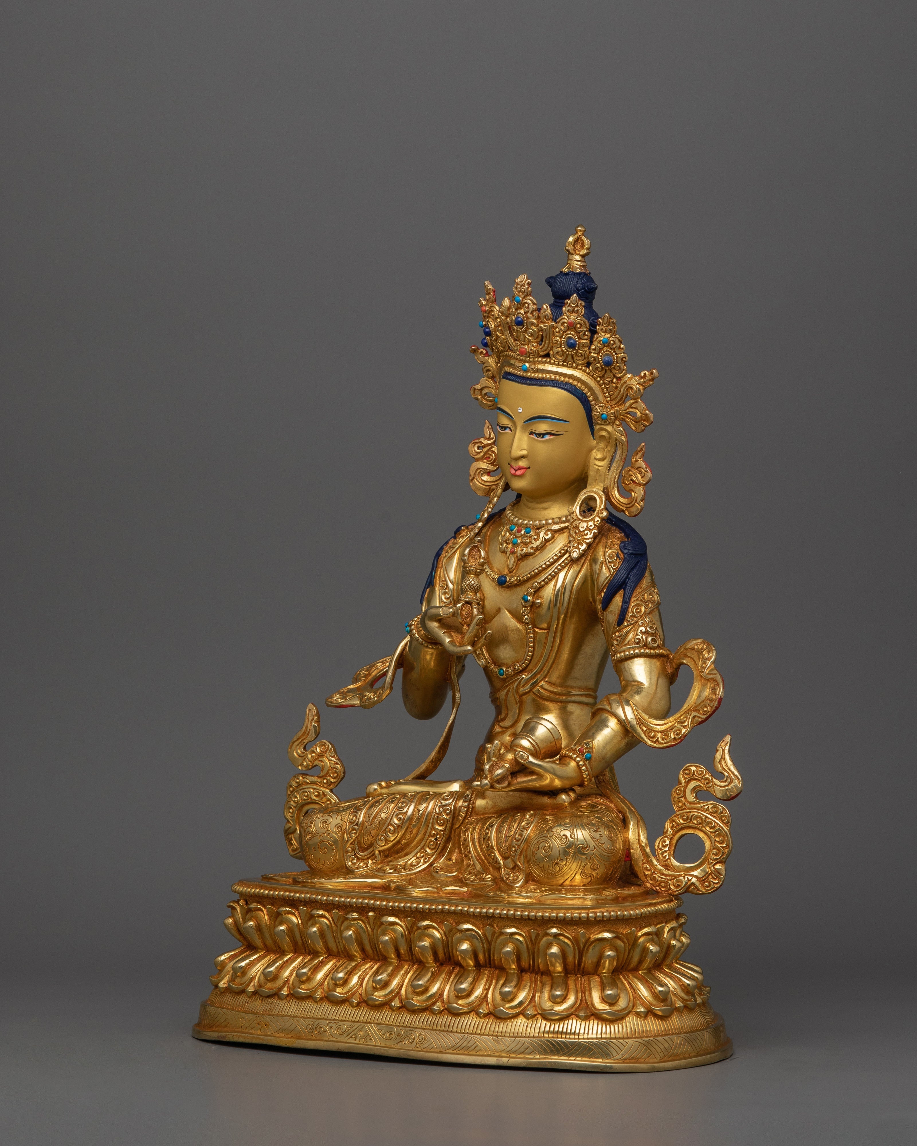 Handmade Himalayan Statue of Vajrasattva | Dorje Sempa Vajrasattva Sculpture
